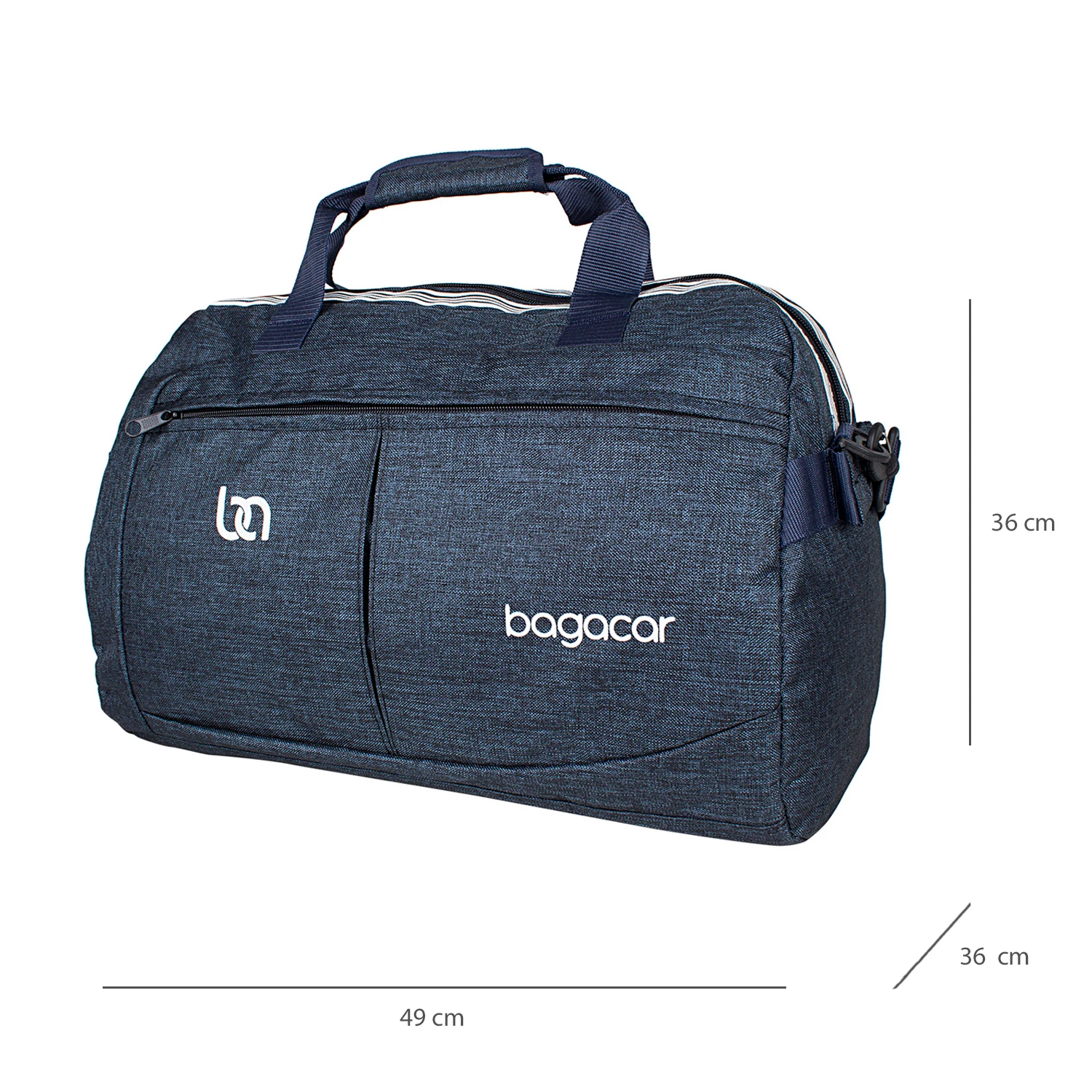Bagacar Büyük Boy Spor ve Seyahat Çantası Lacivert