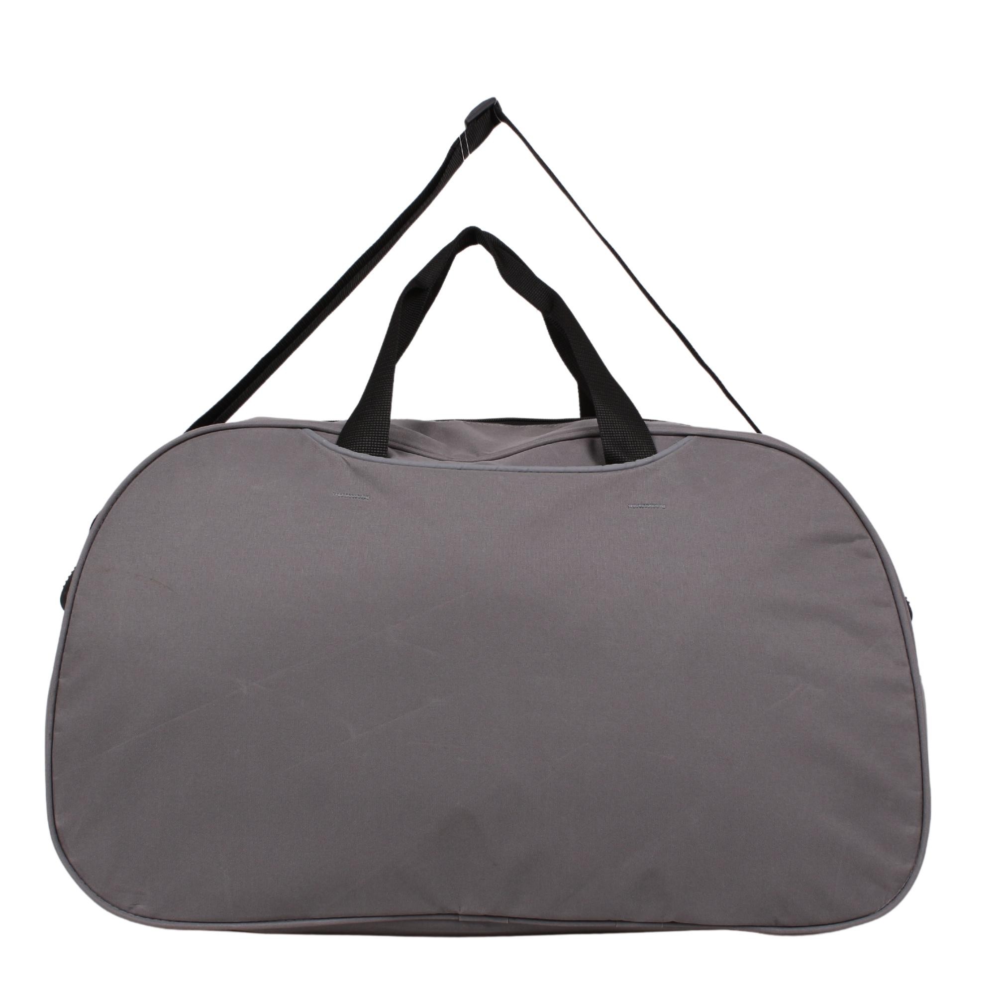 Bagacar 50x30x24 Cm Unisex Gri Kumaş Plaj Spor ve Seyahat Çantası