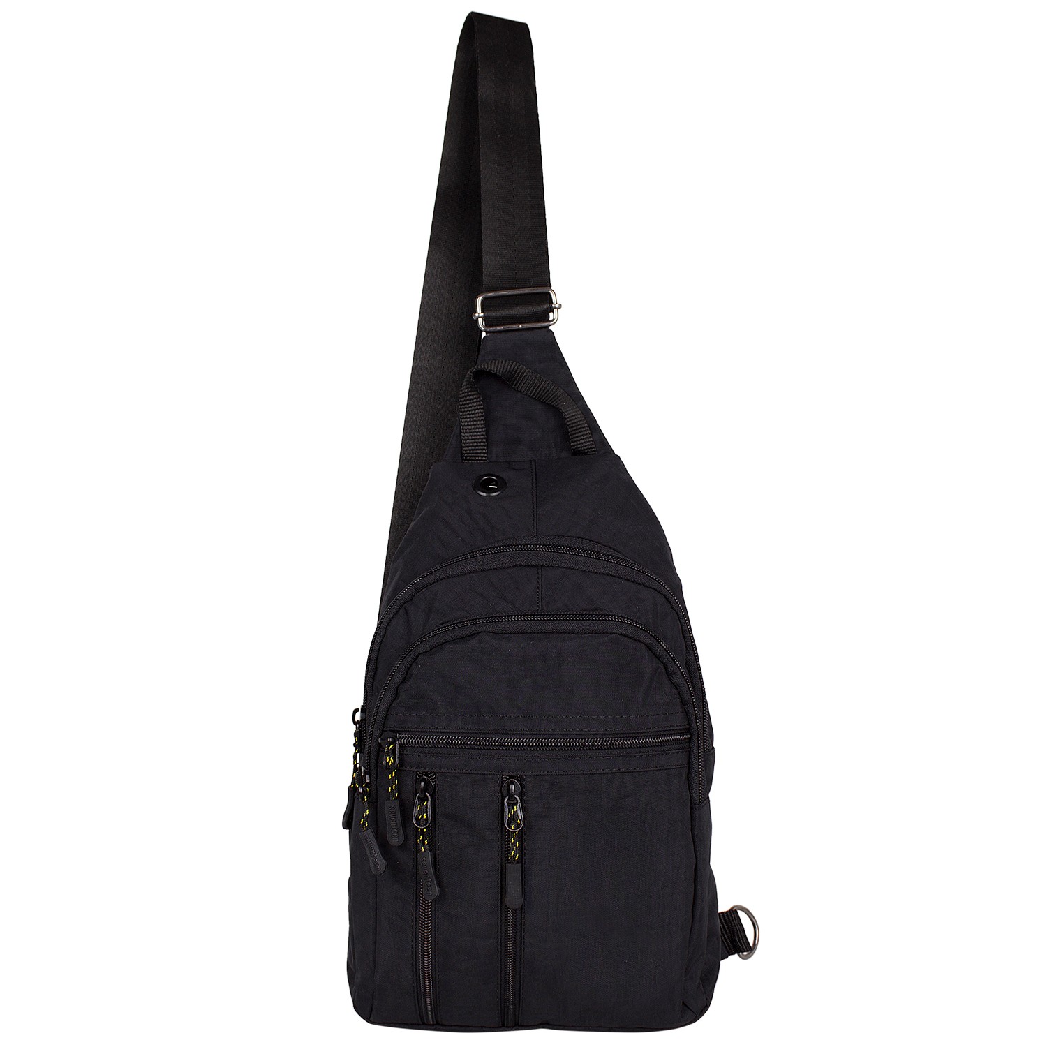 Bagacar 4925 Kulaklık Çıkışlı Body Bag ve Omuz Çantası Siyah