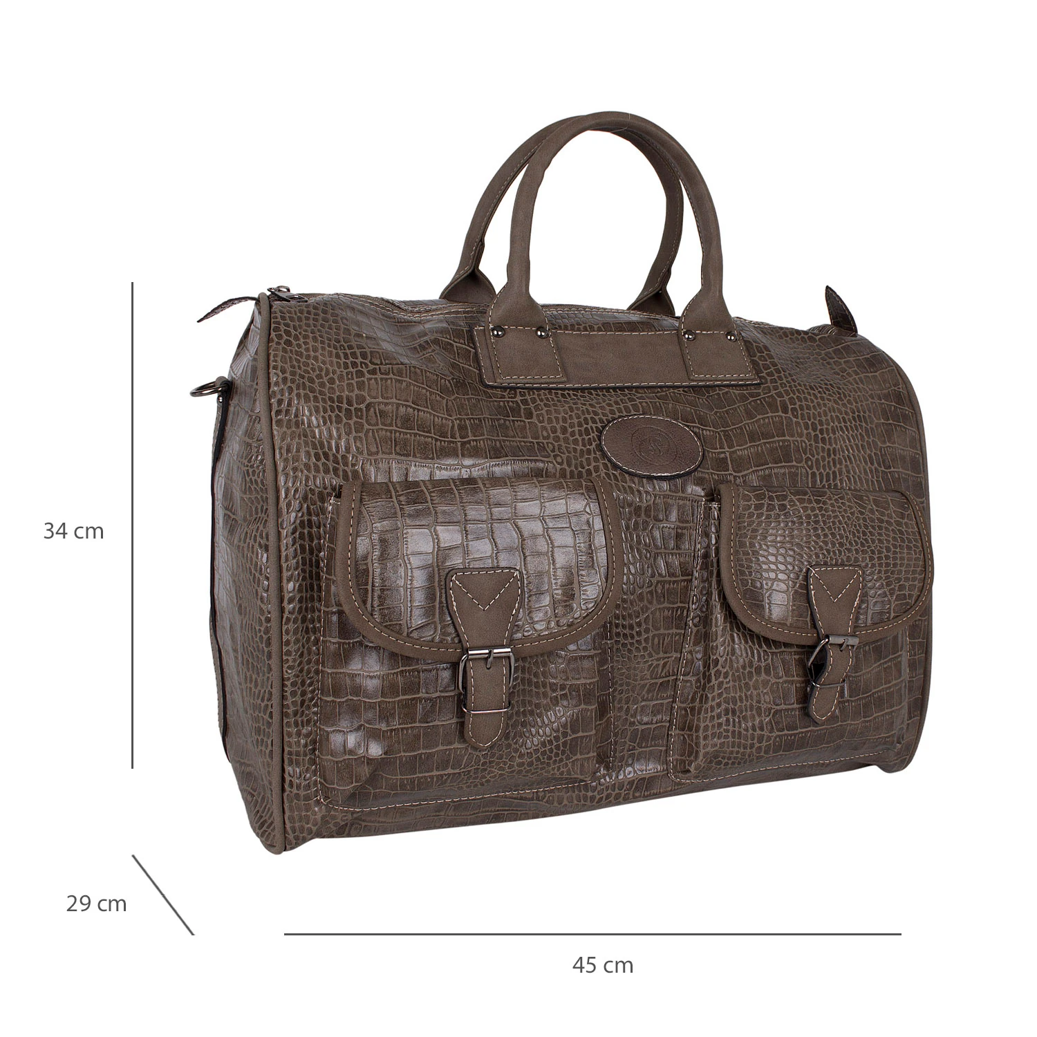 Bagacar Geniş El Bavulu ve Seyahat Çantası Krem