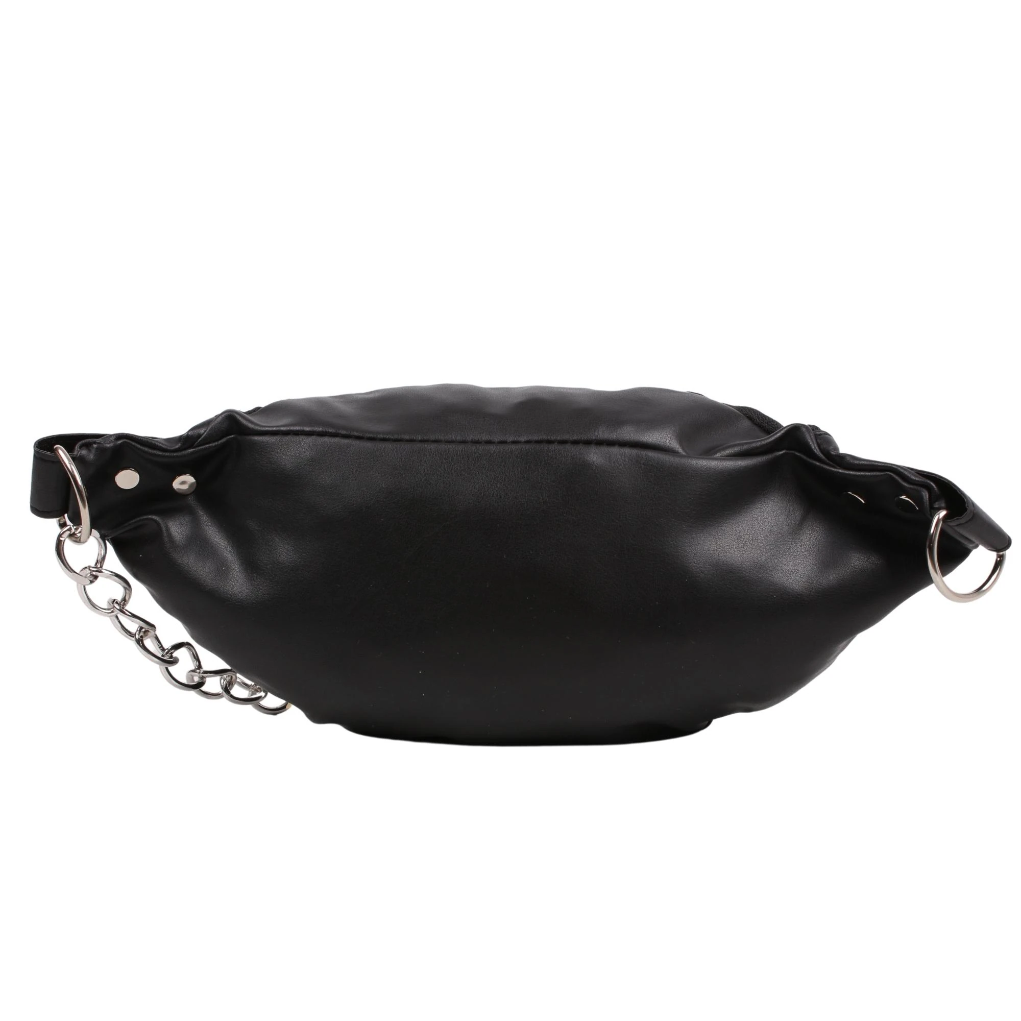 Bagacar Zincirli Bayan Siyah Çapraz Gögüs ve Bel Çantası