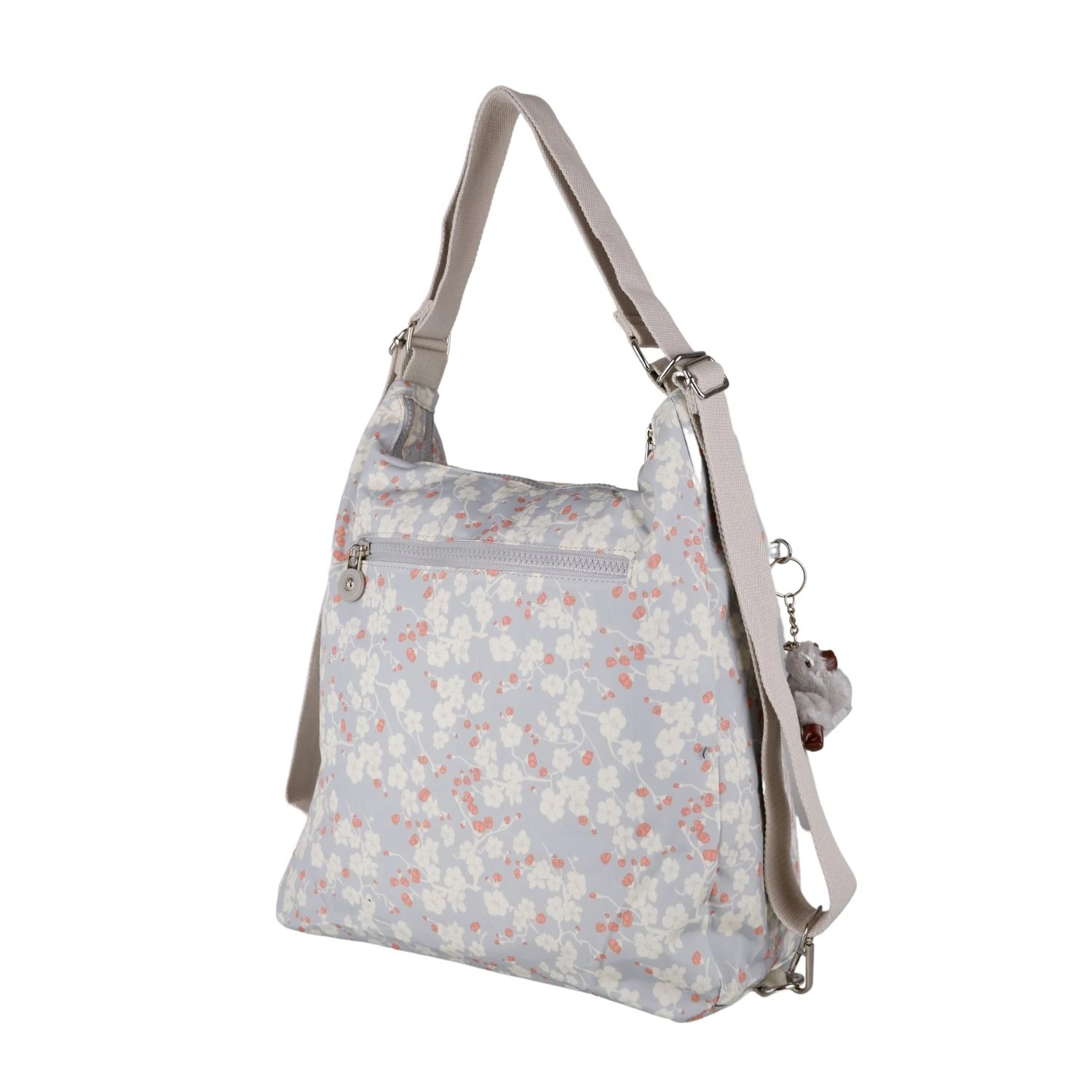 Kenyon Cox B219 Klinkır Kumaş Hafif Sırt Çantası ve Kol Çantası Çiçekli