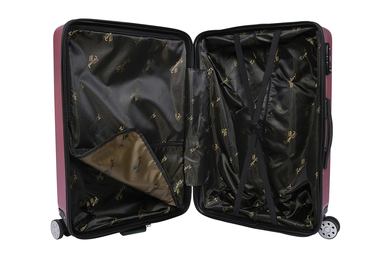 Bagacar Abs Özel Üretim Bardak, Şişe Koymalı Orta Boy Valiz Pudra+ETİKET HEDİYELİ!