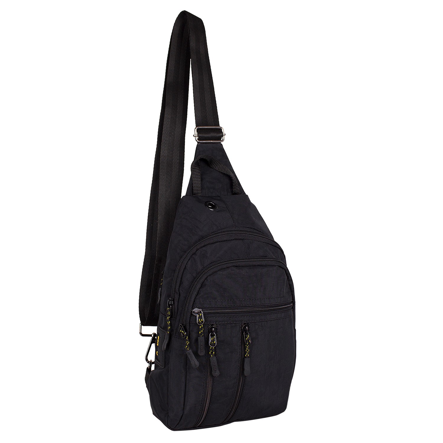Bagacar 4925 Kulaklık Çıkışlı Body Bag ve Omuz Çantası Siyah