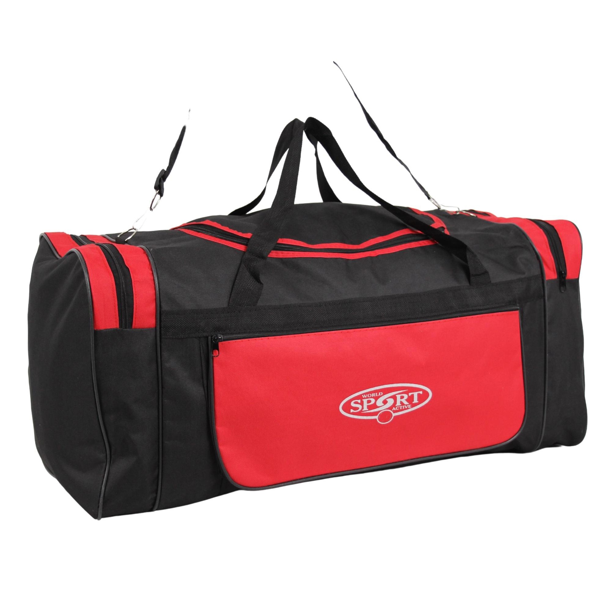 Bagacar 80 Cm Kırmızı Spor Çanta ve Seyahat El Valizi Çantası