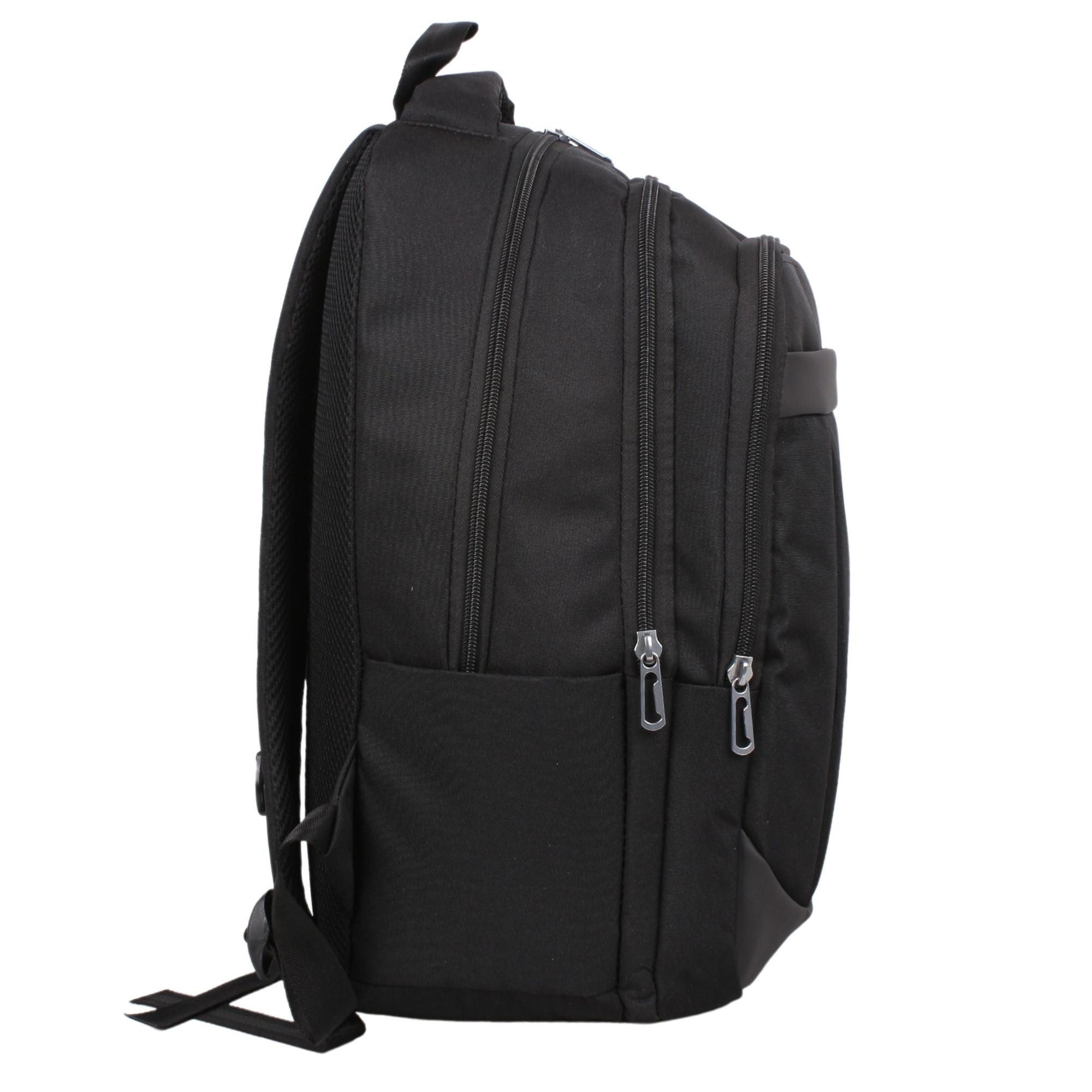 Bagacar 605 Siyah Unisex Okul ve Günlük Sırt Çantası