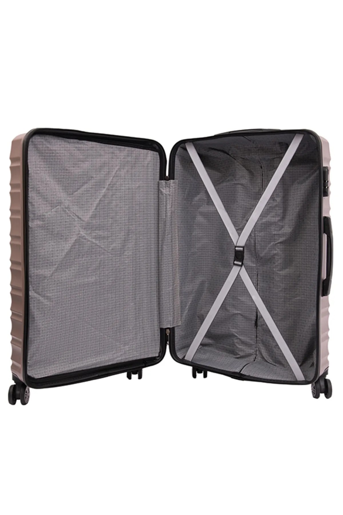 Moda Mv-05 Bej Abs Plastik Valiz Seti