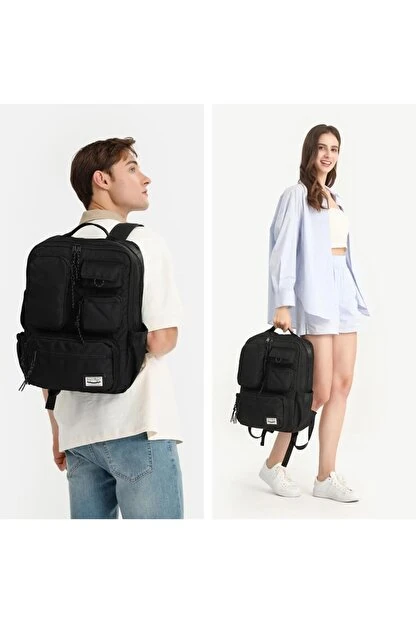 Bagacar Smart Bag 3210 Okul ve Günlük Laptop Bölmeli Sırt Çantası Mor