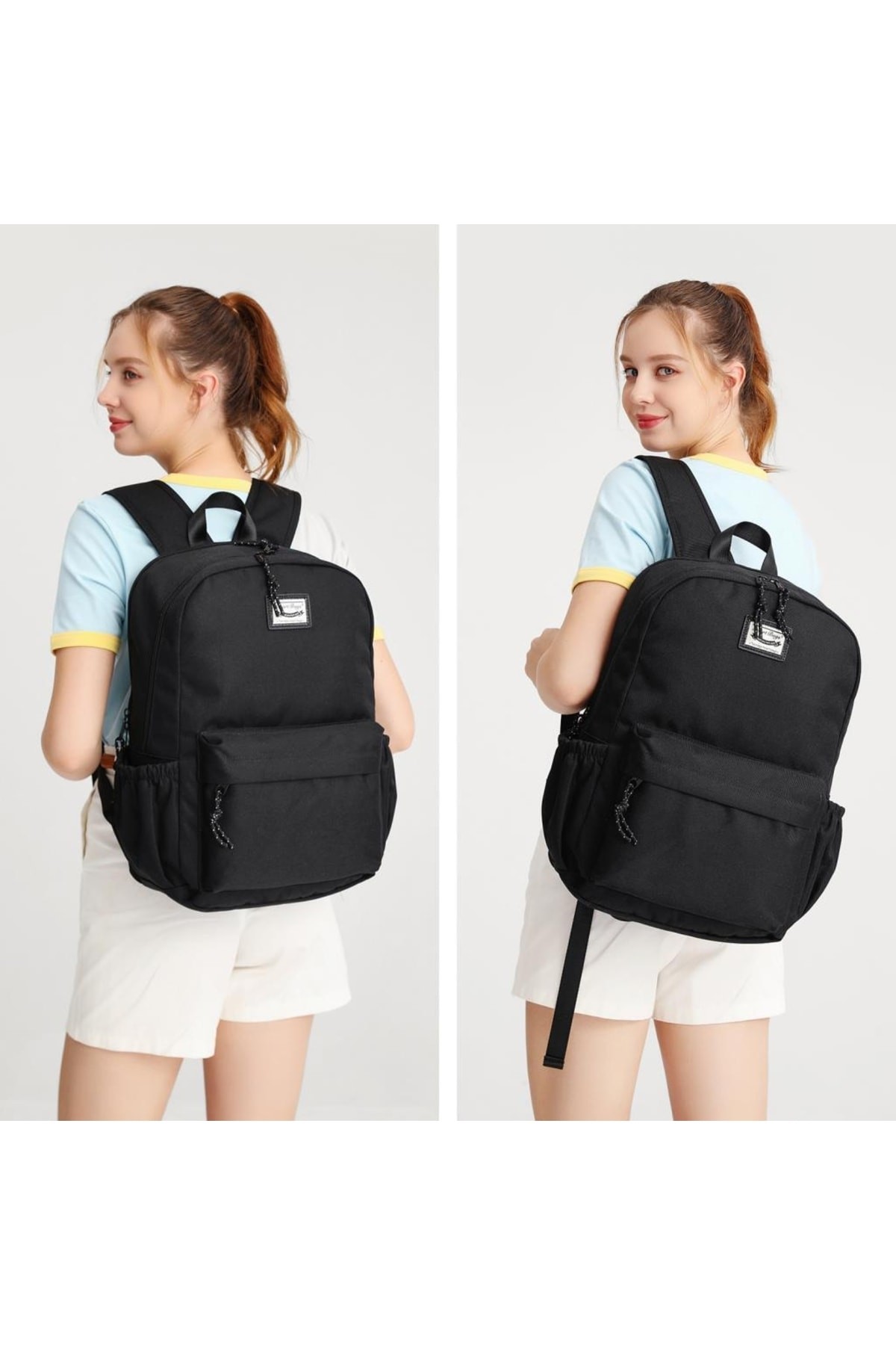 Bagacar Smart Bag 3157 Okul ve Günlük Laptop Bölmeli Sırt Çantasız Vizon