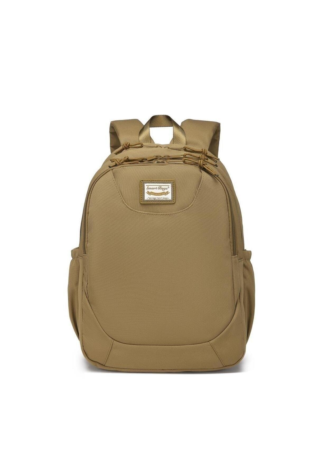 Bagacar Smart Bag 3199 Okul ve Günlük Laptop Bölmeli Sırt Çantası Camel
