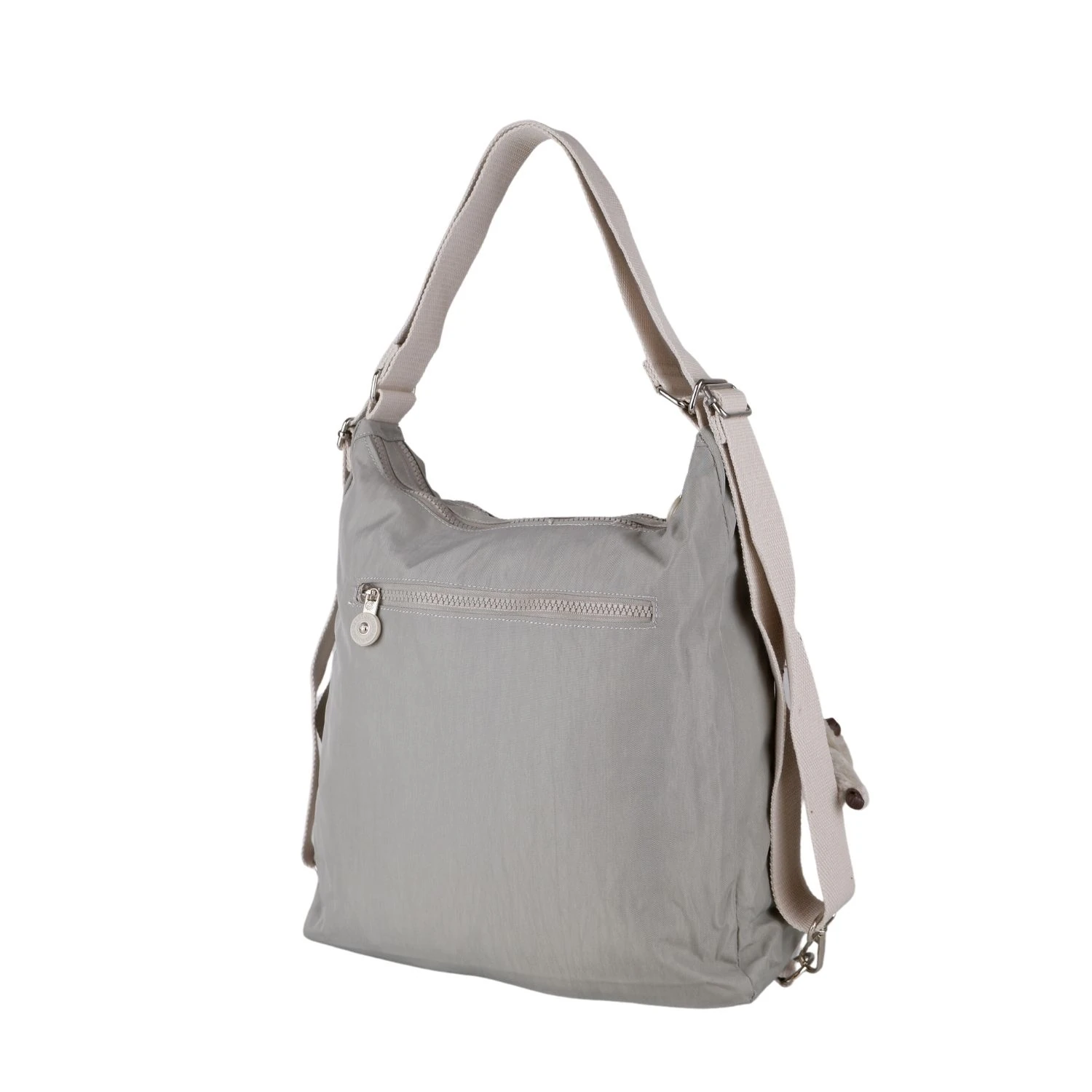 Kenyon Cox B219 Klinkır Kumaş Hafif Sırt Çantası ve Kol Çantası Açık Gri