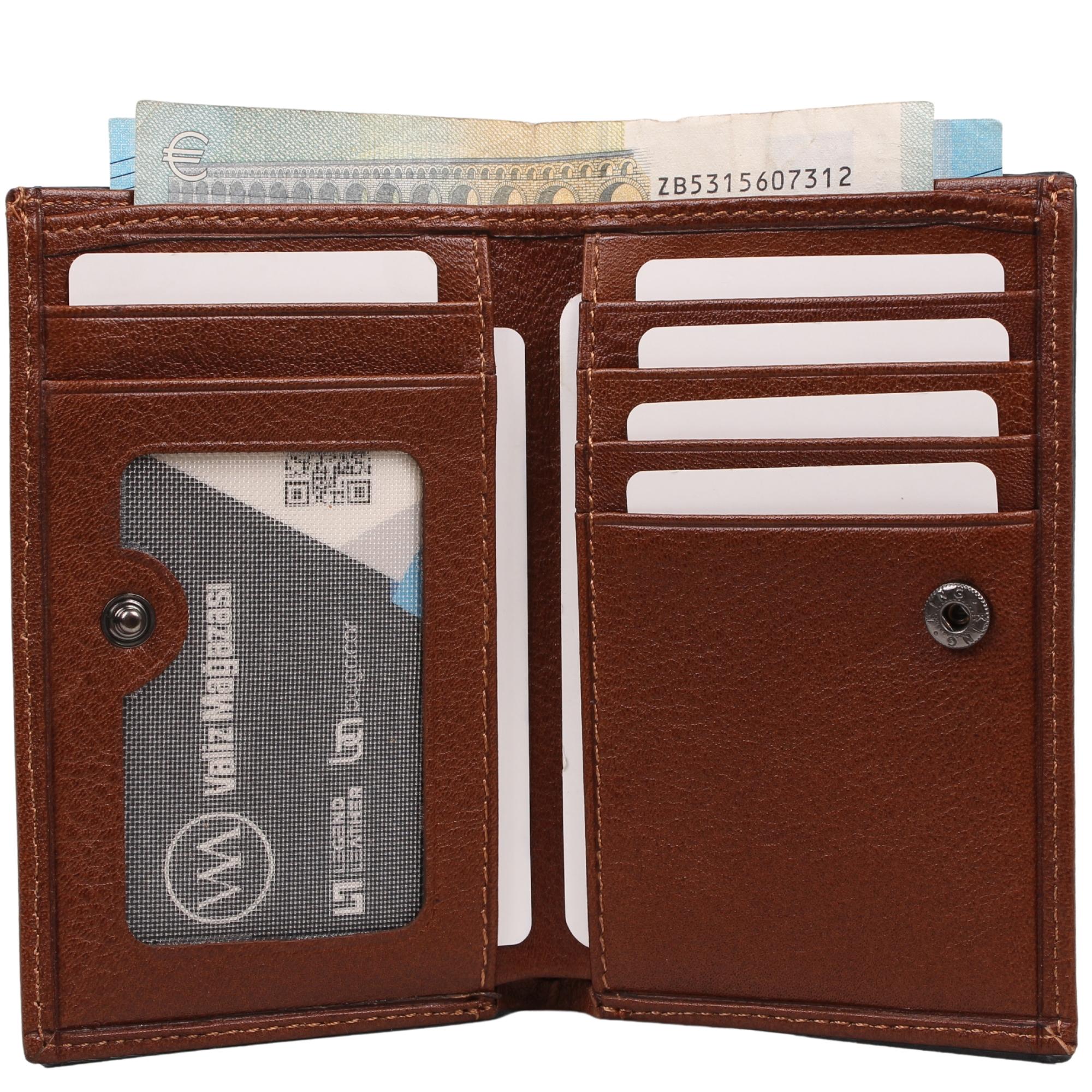 Legend Leather 726 Taba Erkek Hakiki Deri Para Bölmeli Kartlık
