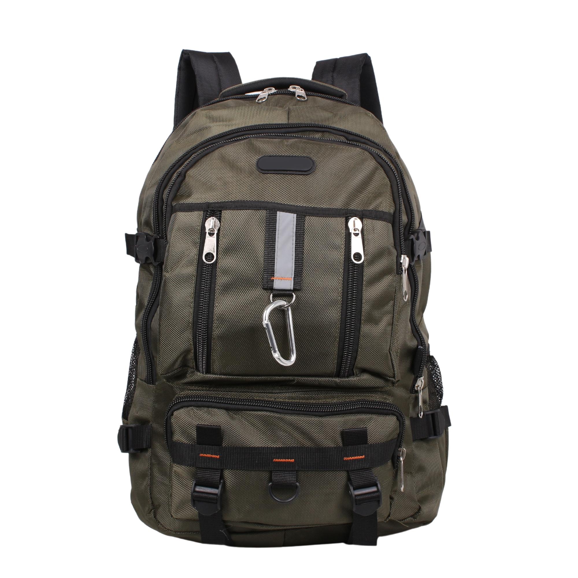 Bagacar IZDAG Haki Seyahat Sırt Çantası 60 LT 17" Laptop Bölmeli
