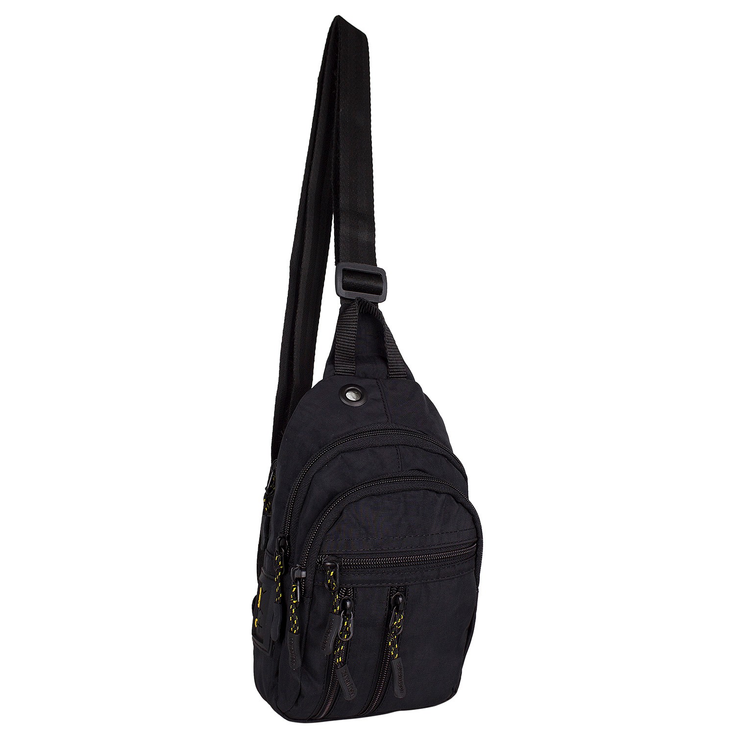 Bagacar 4924 Kulaklık Çıkışlı Body Bag ve Omuz Çantası Siyah