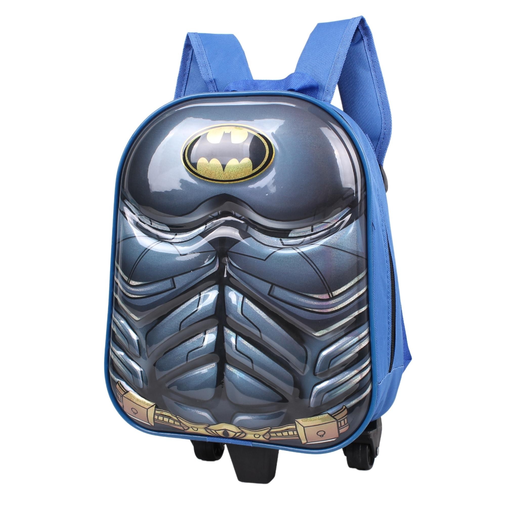 Bagacar MN Batman 3D Tekerlekli Kreş Çocuk Sırt Çantası