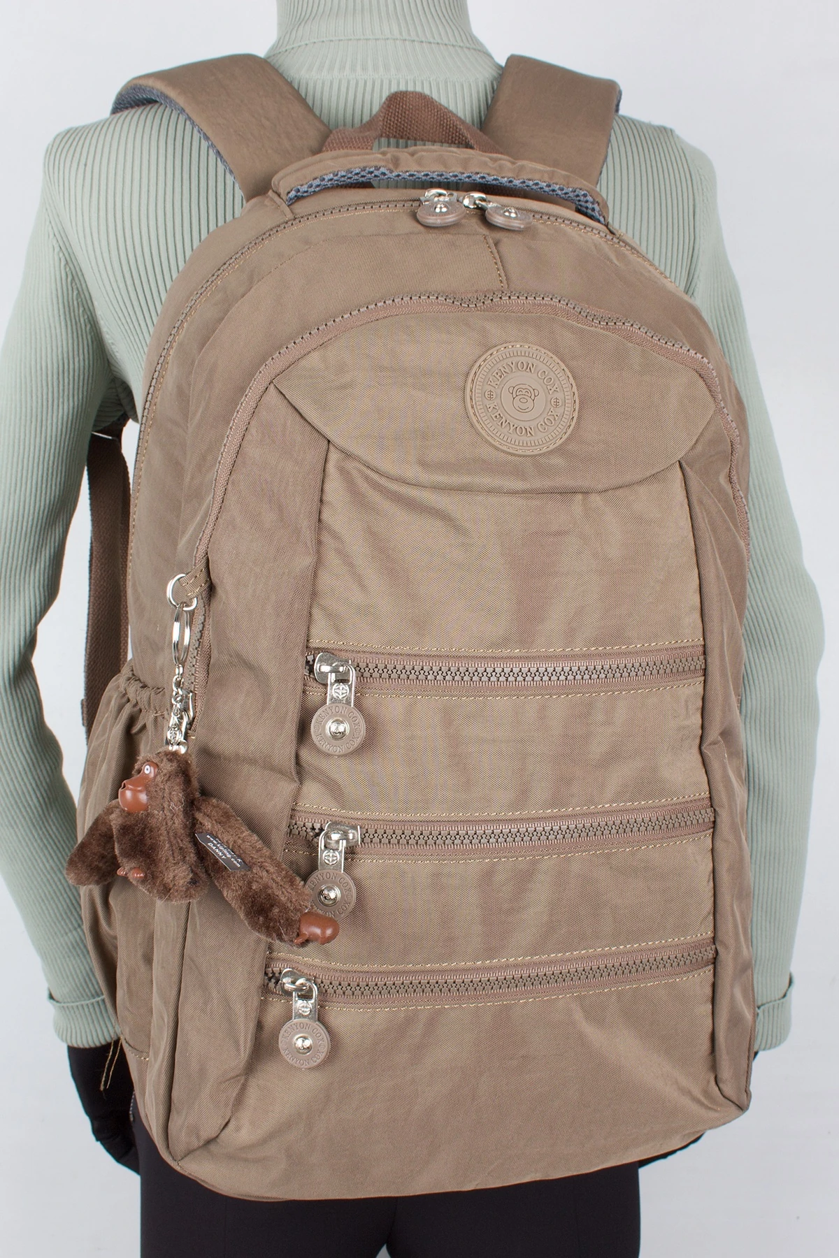 Kenyon 1926 Unisex Klinkır Kumaş Sırt Çantası Kahve