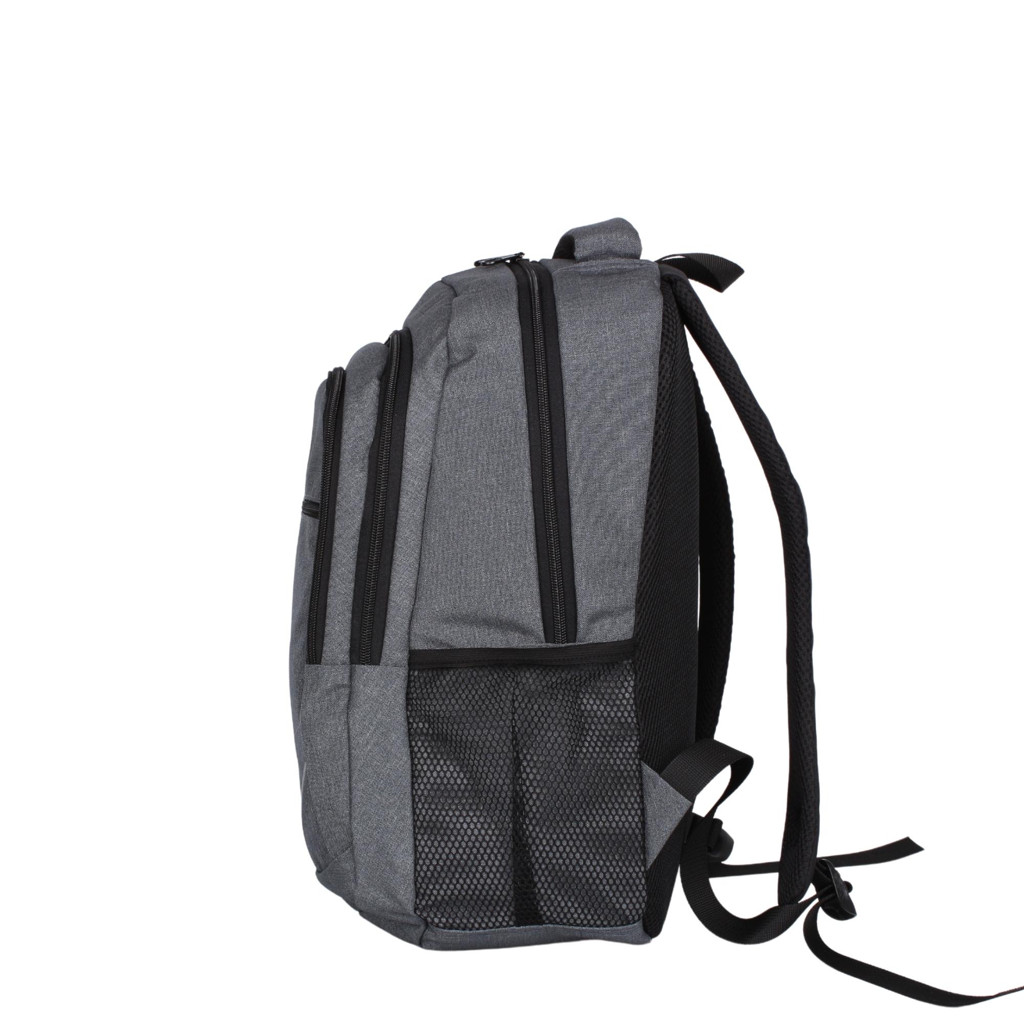 Bagacar IZ1134 Gri Unisex Okul ve Günlük Sırt Çantası