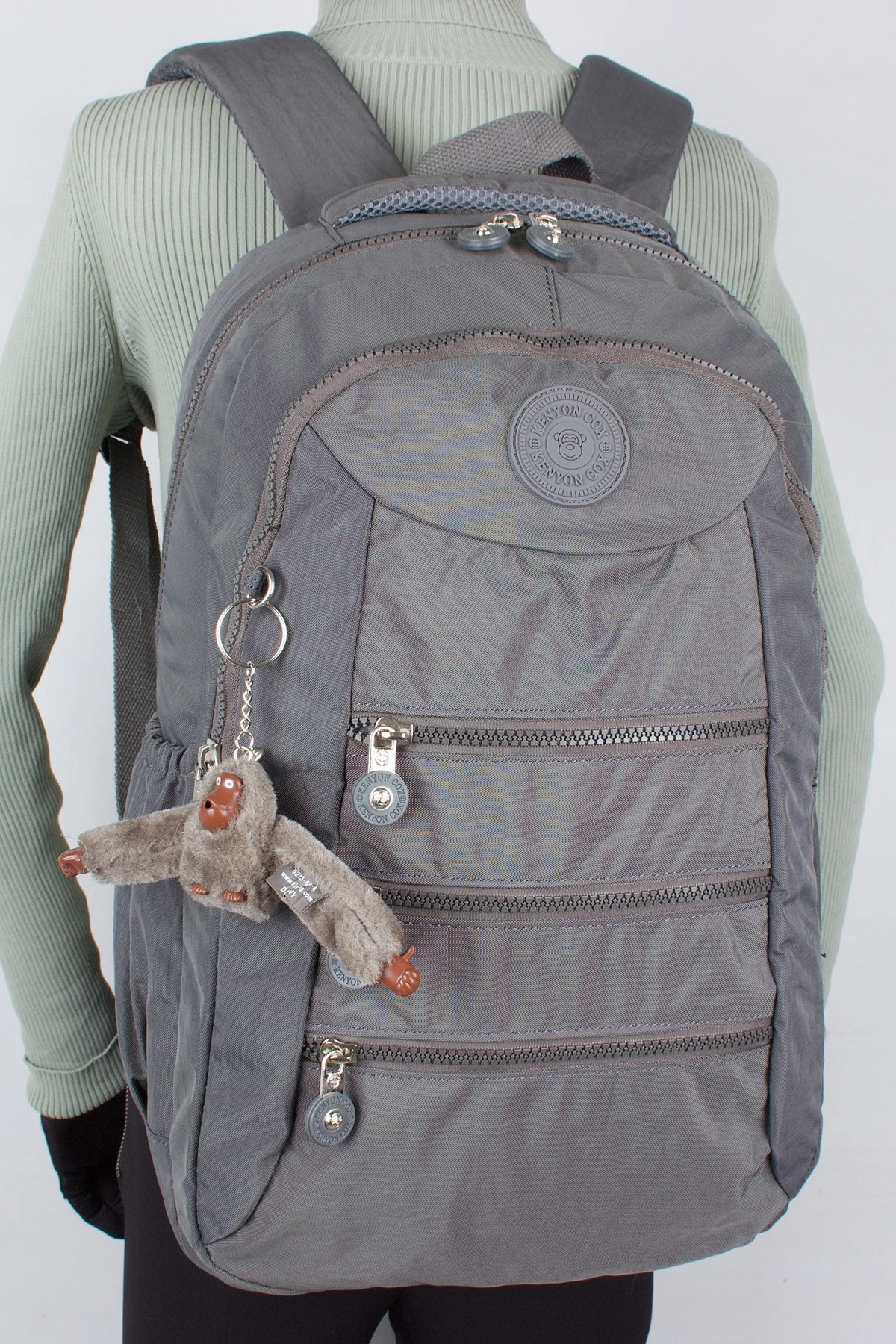 Kenyon 1926 Unisex Klinkır Kumaş Sırt Çantası Gri