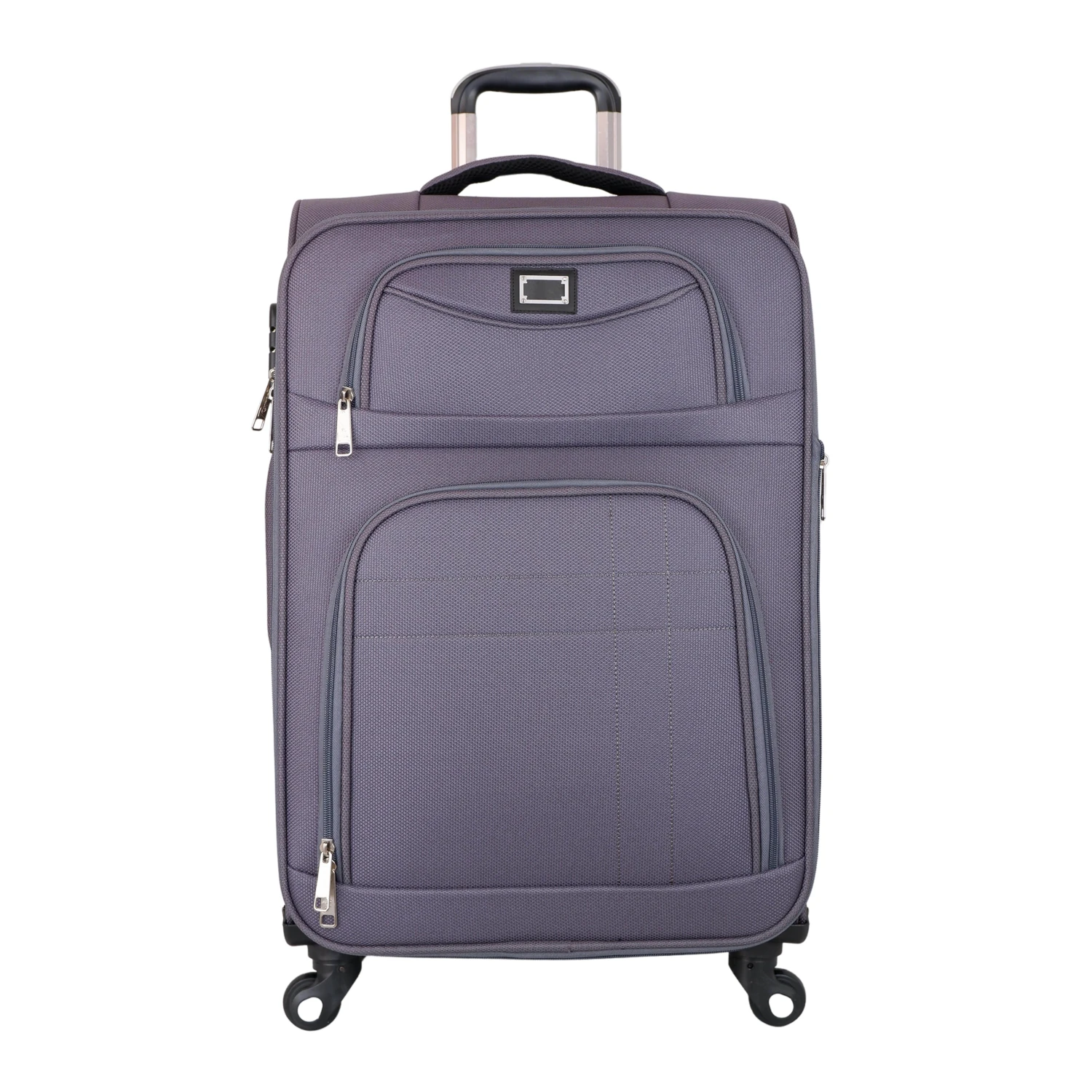 Bagacar Ultra Hafif Körüklü Kumaş Kabin Boy Valiz Gri