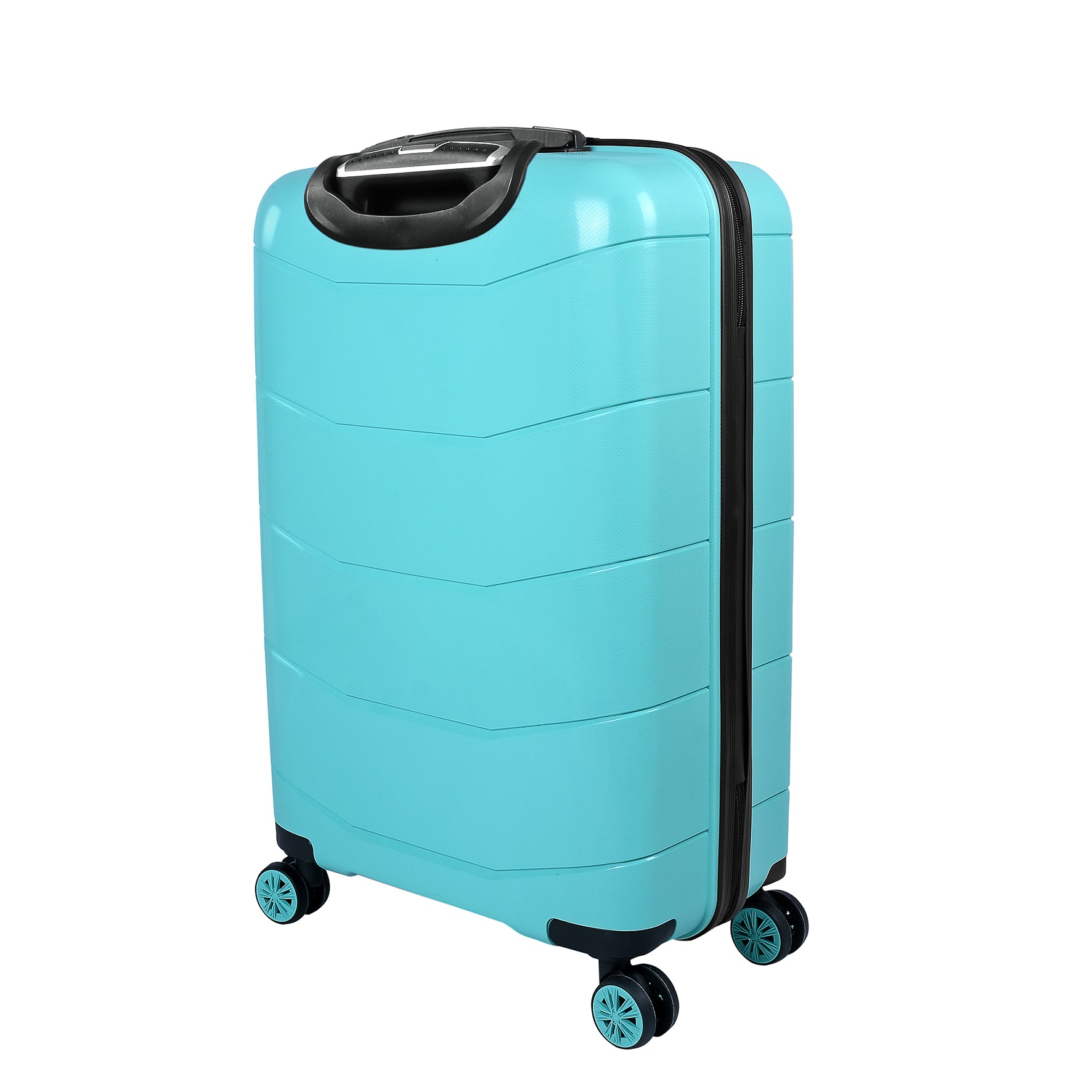 Bagacar Ultra Hafif Kırılmaz Silikon 3lü Set Valiz Mint+ETİKET HEDİYELİ!