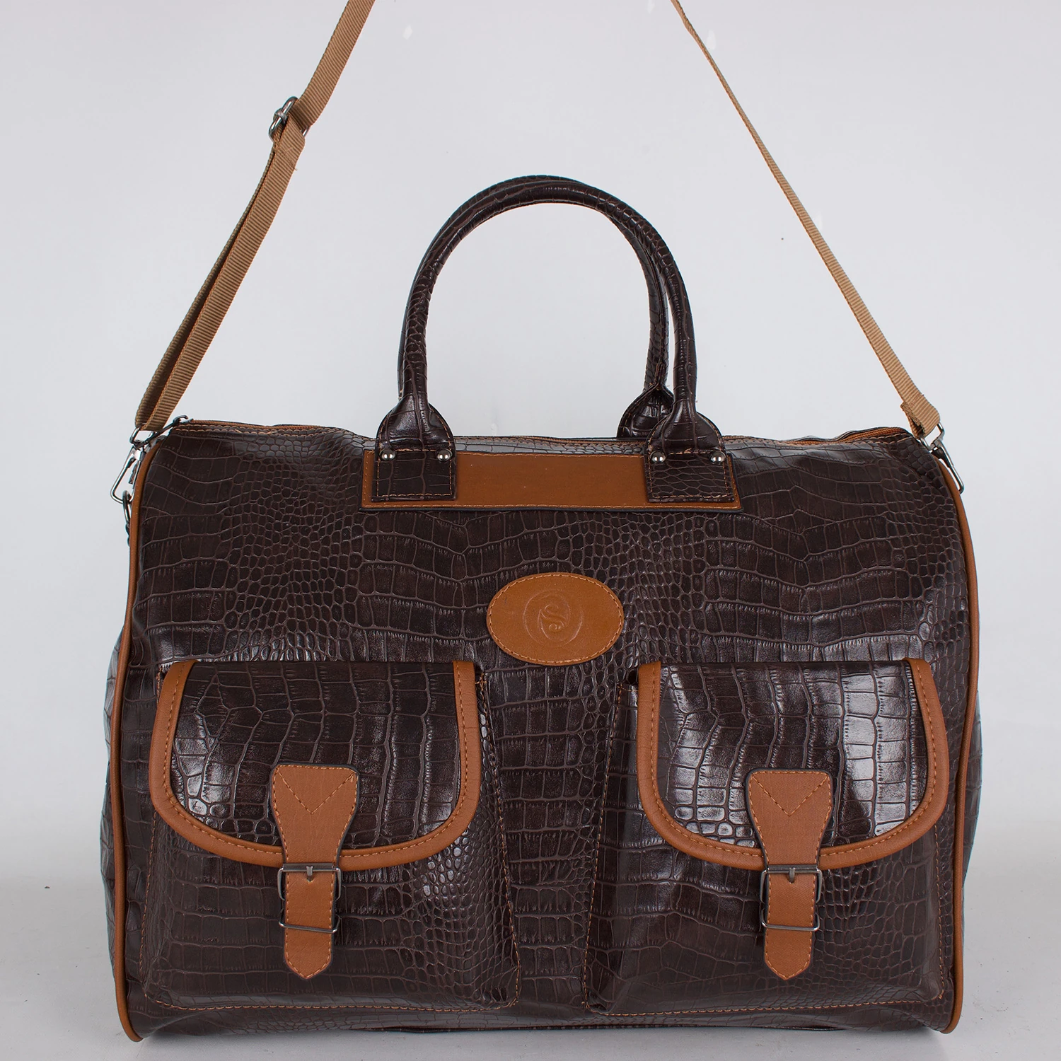 Bagacar Geniş El Bavulu ve Seyahat Çantası Kahverengi