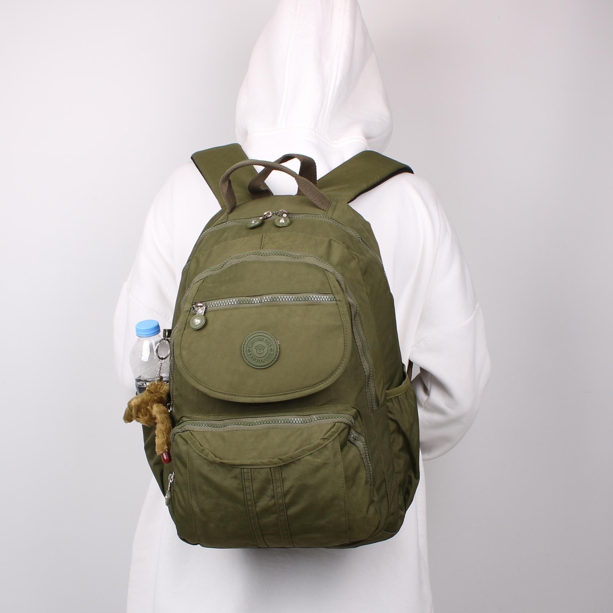 Kenyon Cox 8860 Yeşil Unisex Klınkır Maymunlu Günlük ve Okul Sırt Çantası