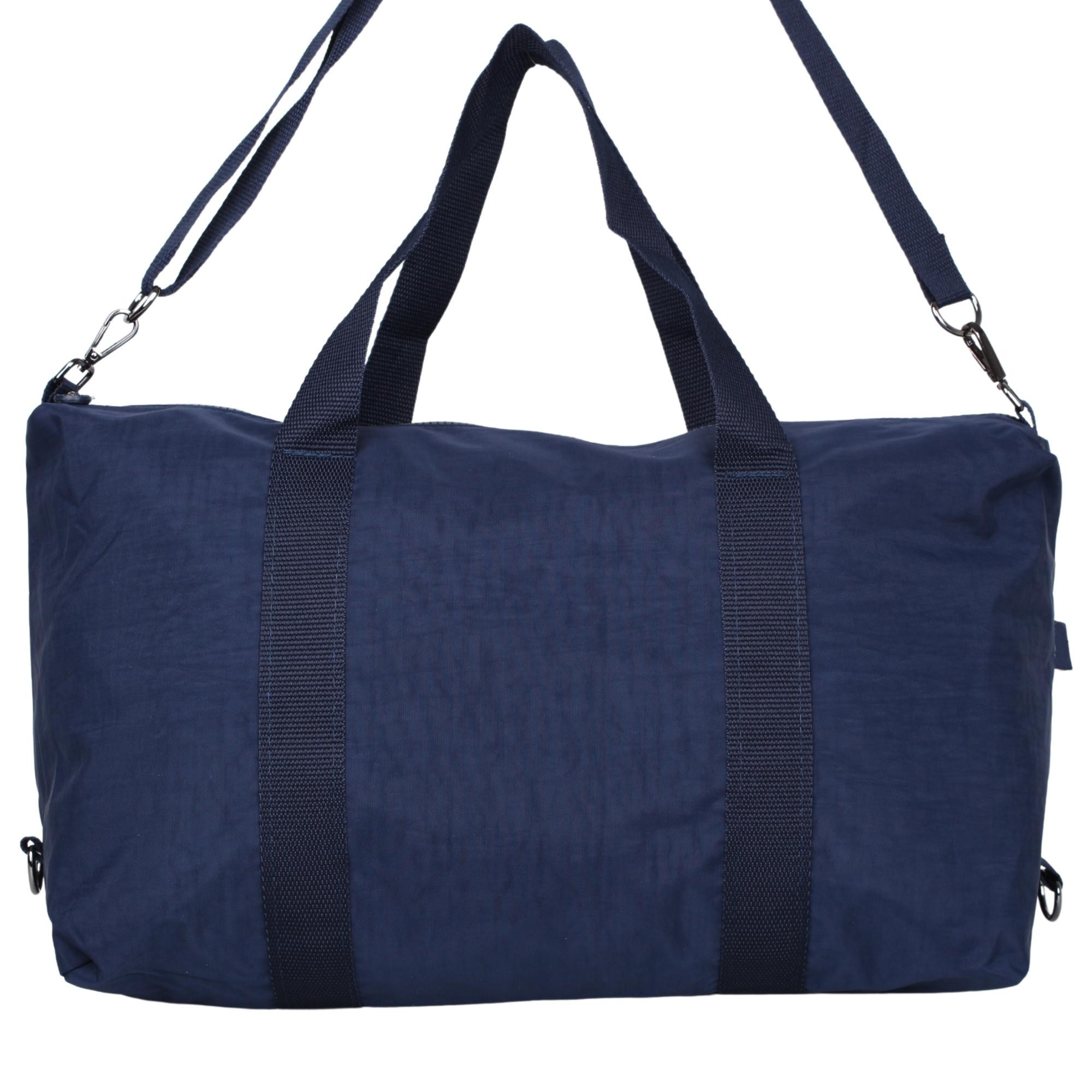 Bagacar UR6021 Lacivert Klinkır Kumaş Plaj Spor ve Seyahat Çantası