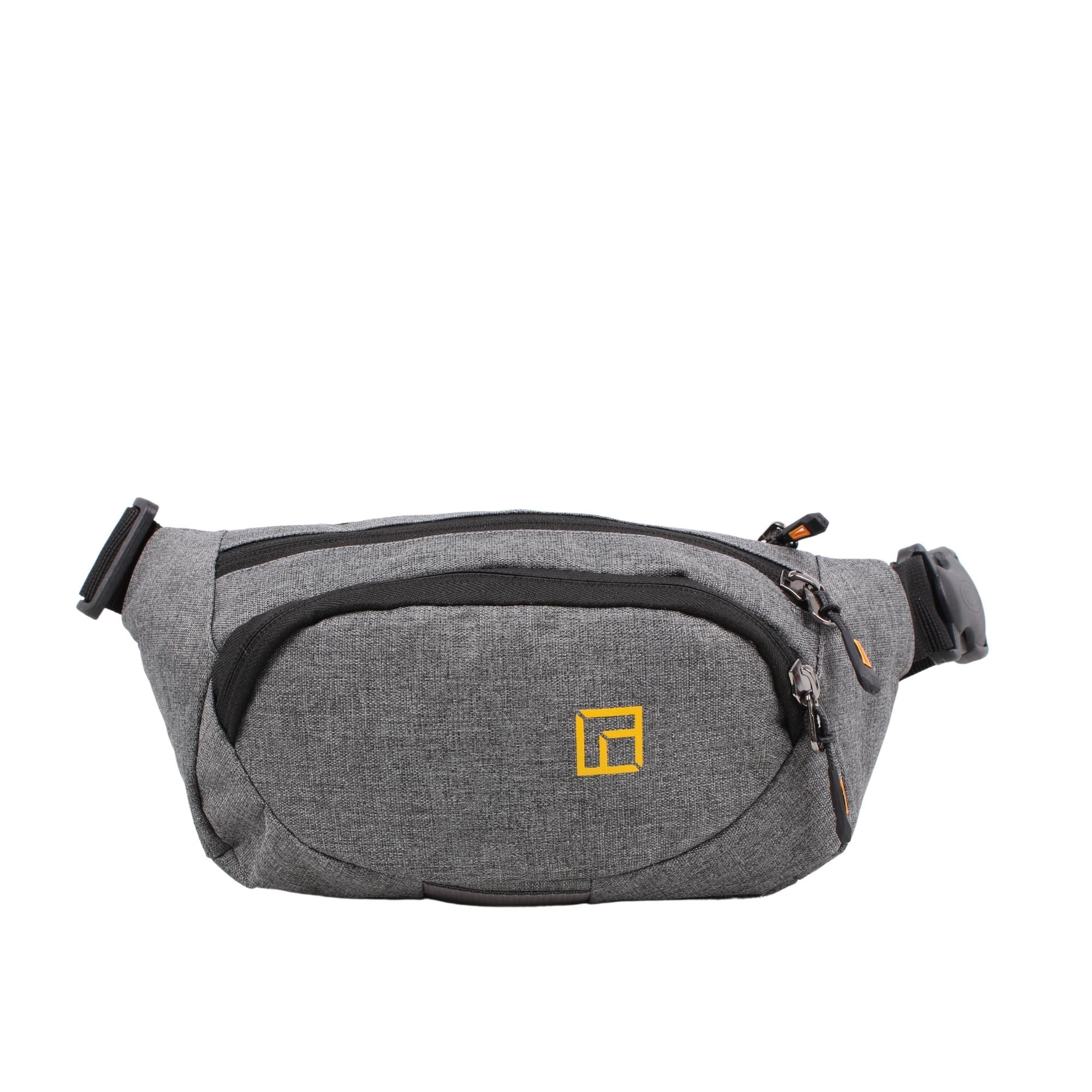 Bagacar Loop Model 2000 Unisex Gri Body Bag ve Bel Çantası