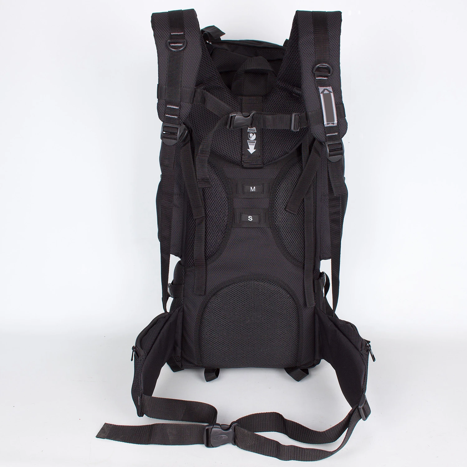 Bagacar 80 Litre Siyah Profesyonel Dağcı Sırt Çantası