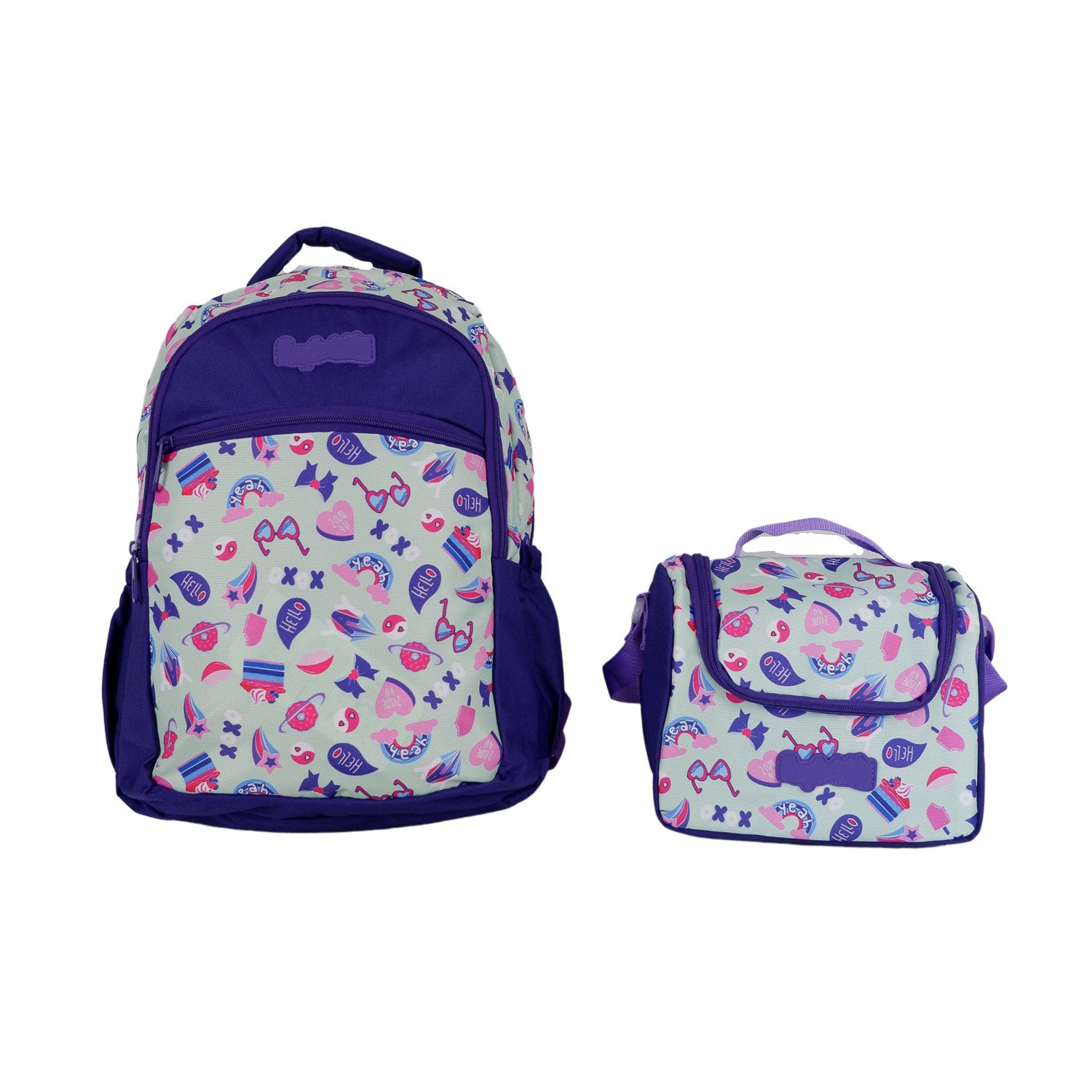 Bagacar Kids Kız Xoxo Model Kalemlikli Beslenmeli Set Sırt Çantası