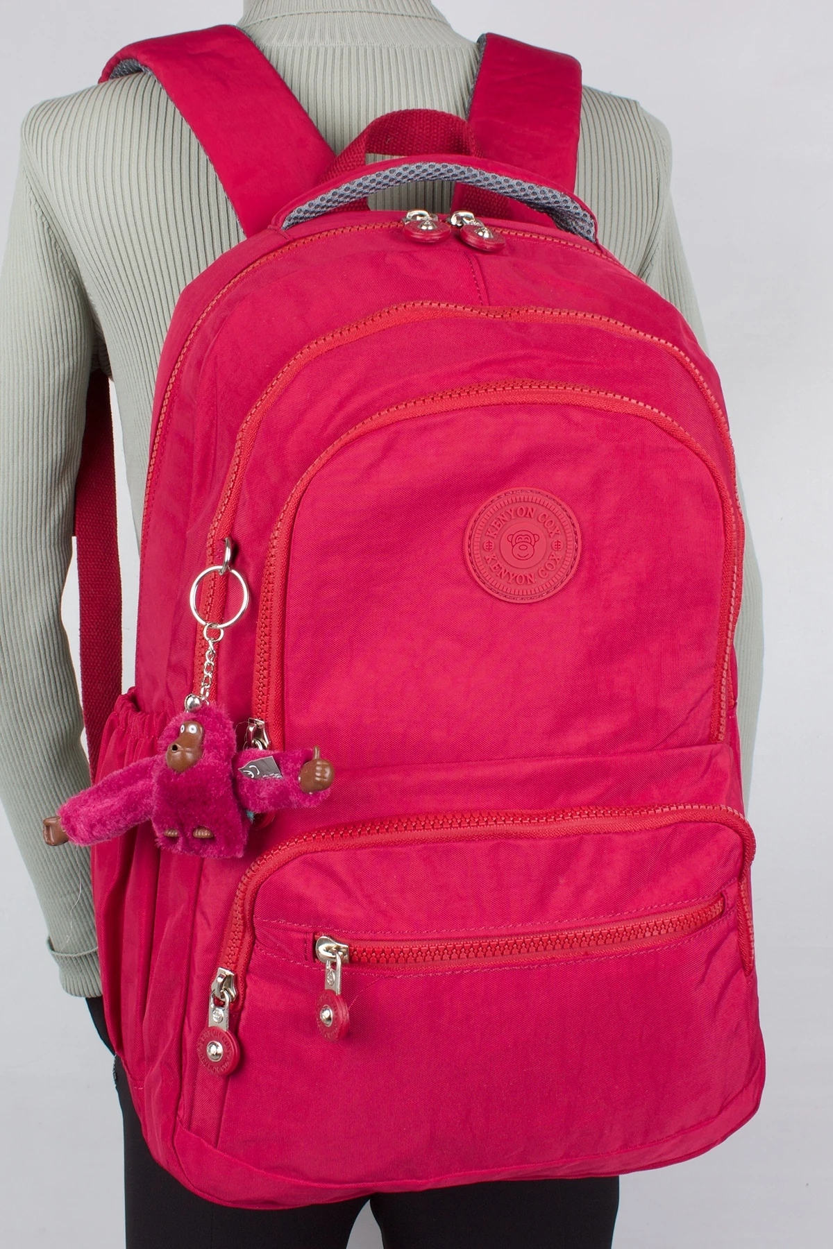 Kenyon 1820 Unisex Klinkır Kumaş Sırt Çantası Pembe