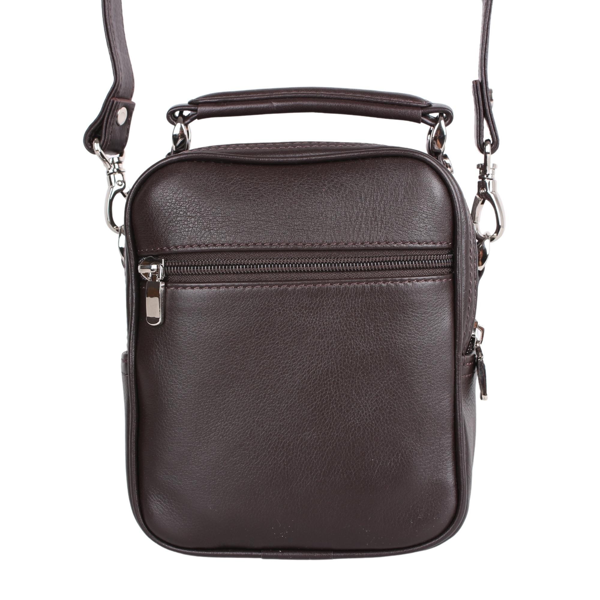 Legend Leather 4598 Kahve Hakiki Deri Erkek Portföy El Ve Omuz Çantası