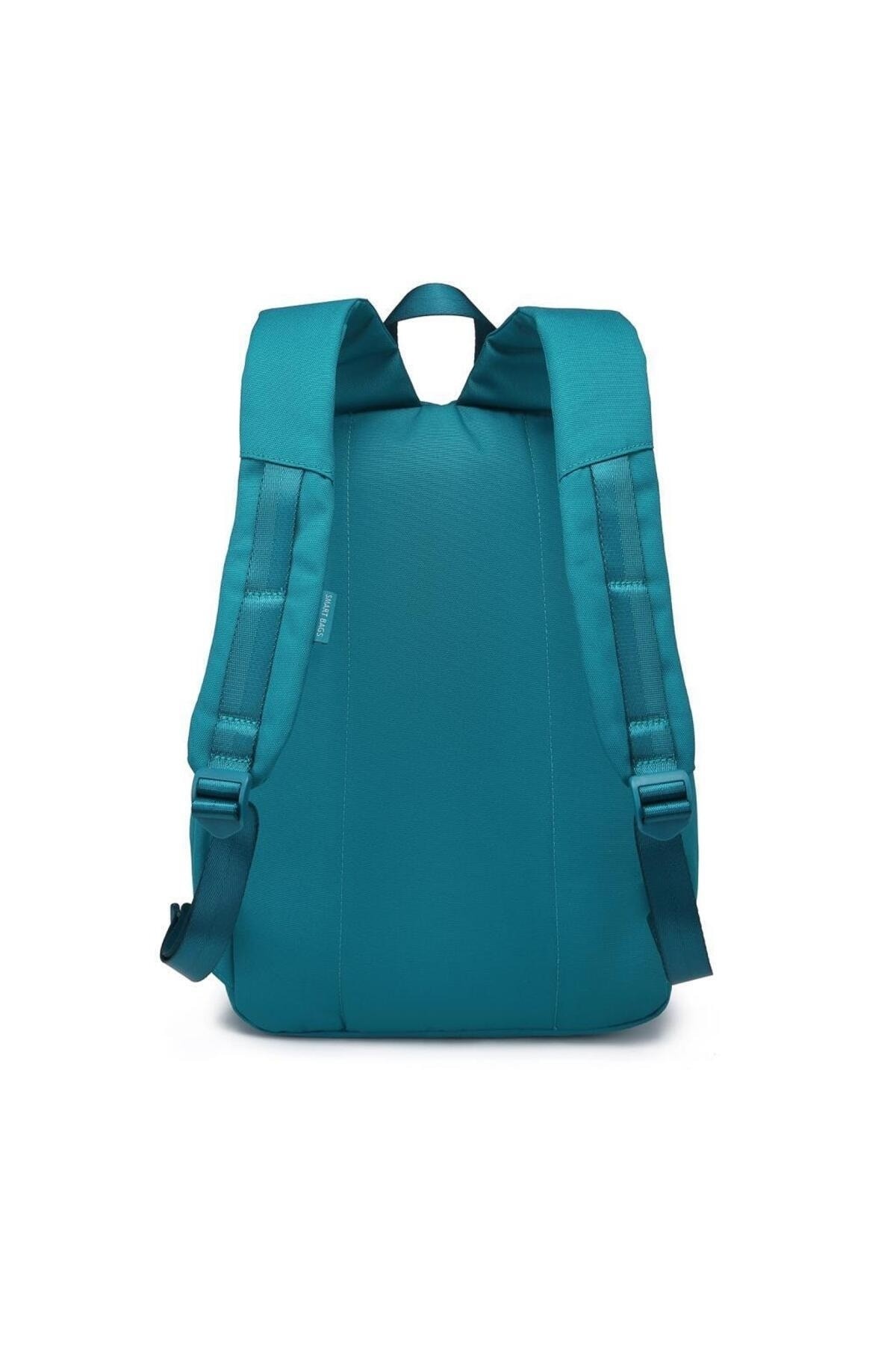 Bagacar Smart Bag 3199 Okul ve Günlük Laptop Bölmeli Sırt Çantası Petrol