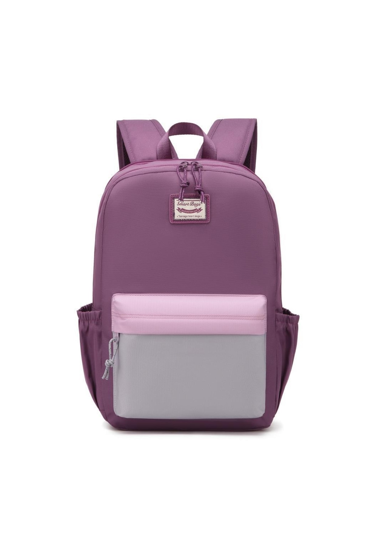 Bagacar Smart Bag 3158 Okul ve Günlük Laptop Bölmeli Sırt Çantası Mor