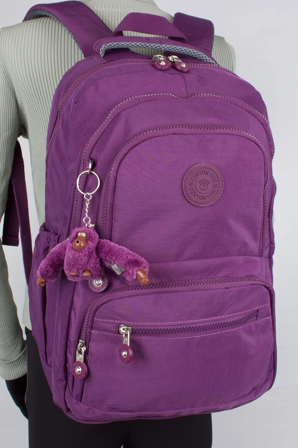 Kenyon 1820 Unisex Klinkır Kumaş Sırt Çantası Mor