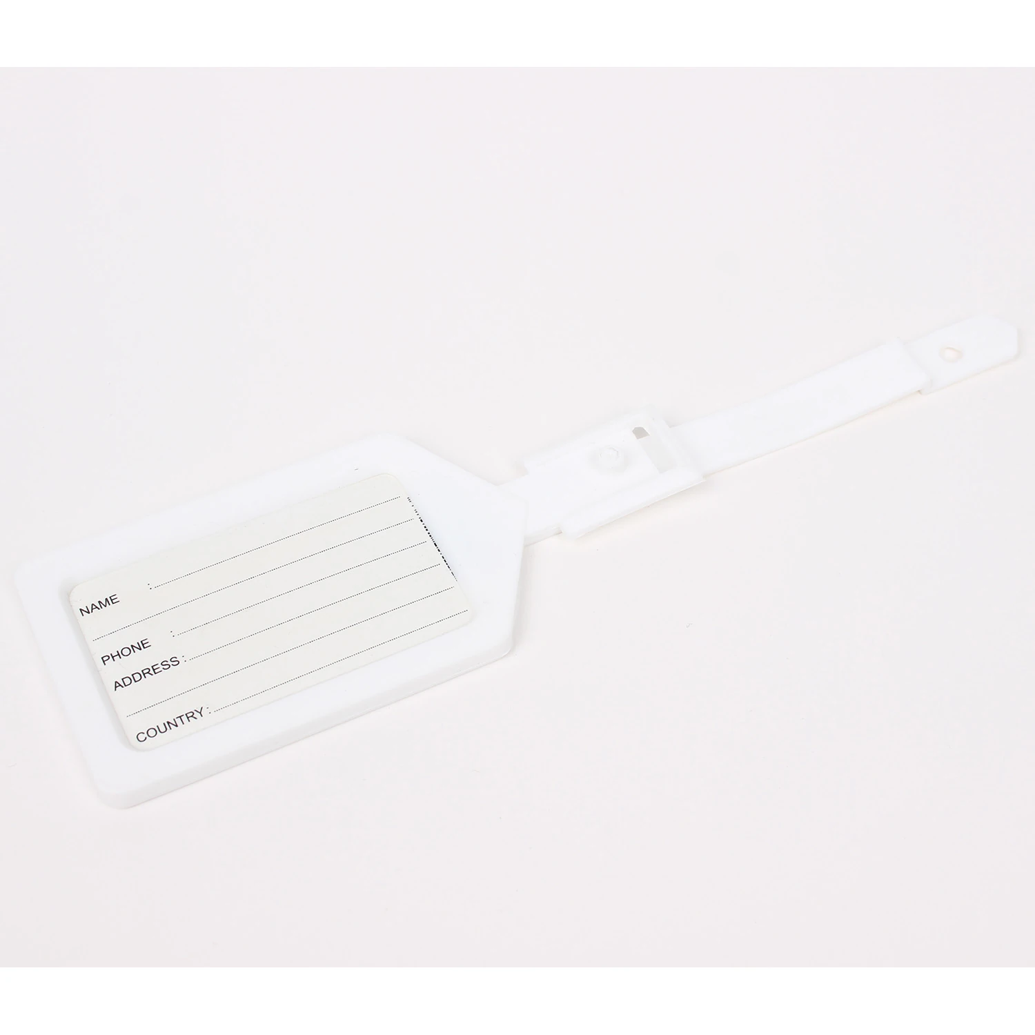 Bagacar Beyaz Valiz İsimliği Uçak Bagaj Etiketi