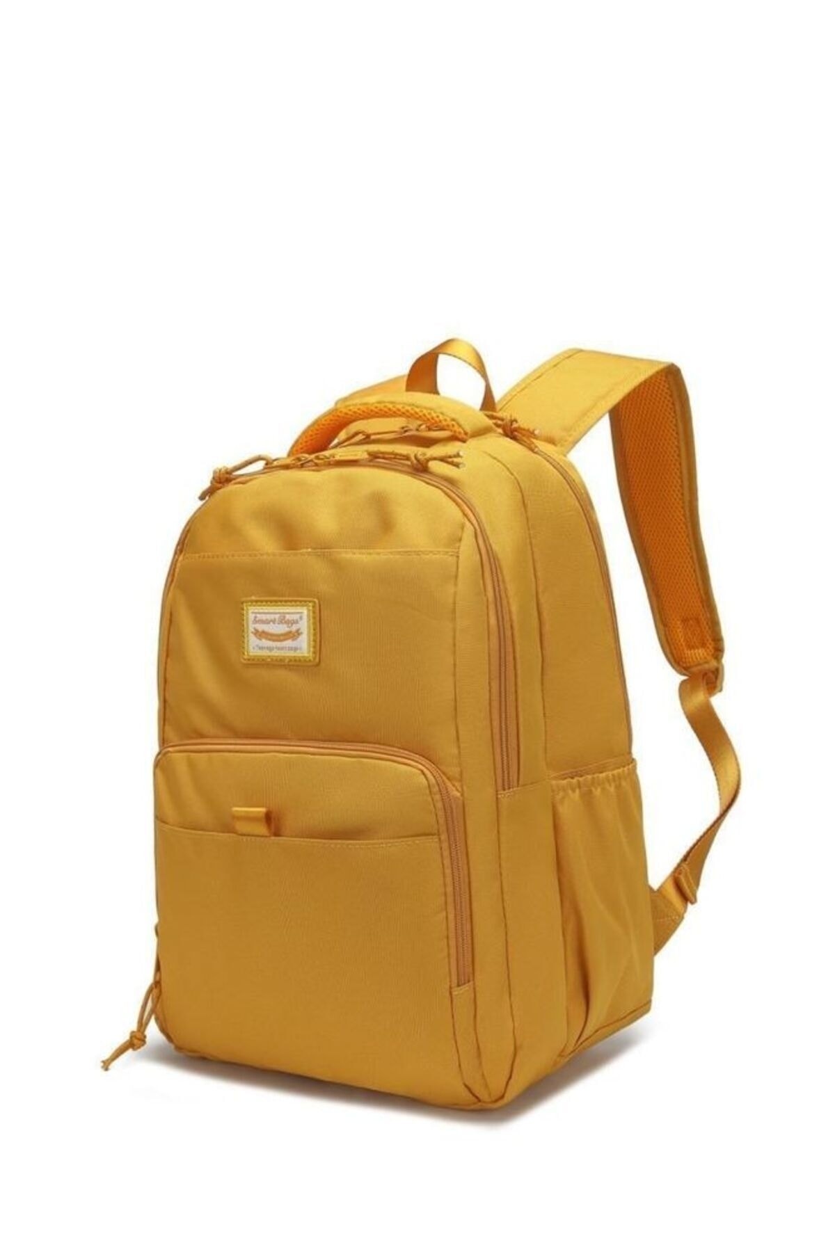Bagacar Smart Bag 3124 Okul ve Günlük Laptop Bölmeli Sırt Çantası Hardal