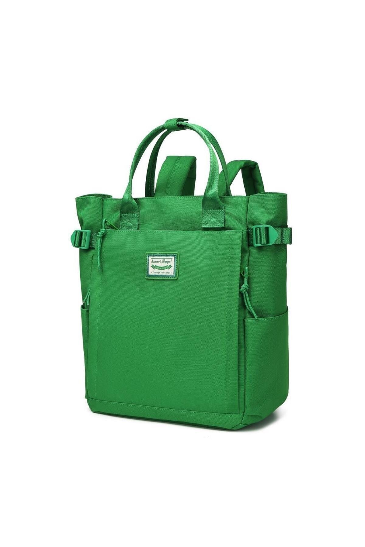 Bagacar Smart Bag 3194 Okul ve Günlük Laptop Bölmeli Sırt Çantası Yeşil