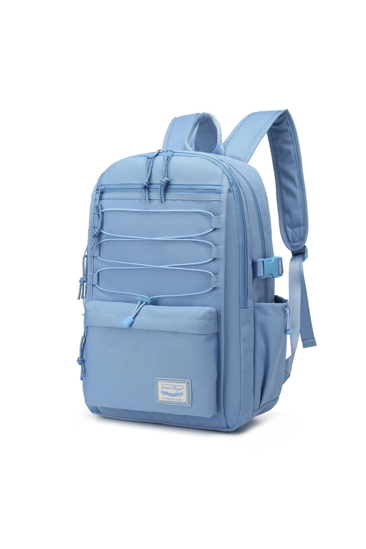 Bagacar Smart Bag 3156 Okul ve Günlük Laptop Bölmeli Sırt Çantası Bebe Mavi