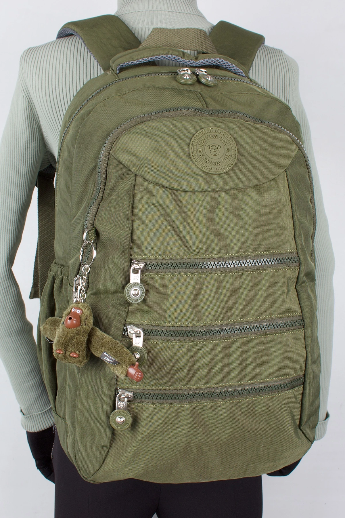 Kenyon 1926 Unisex Klinkır Kumaş Sırt Çantası Haki