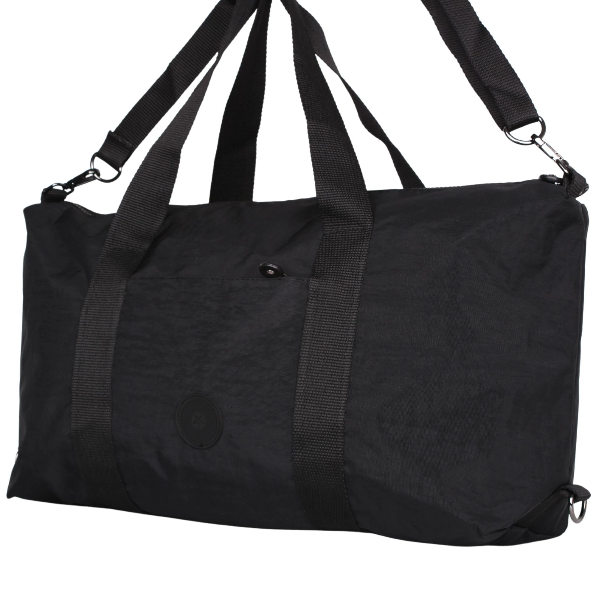 Bagacar UR6021 Siyah Klinkır Kumaş Plaj Spor ve Seyahat Çantası