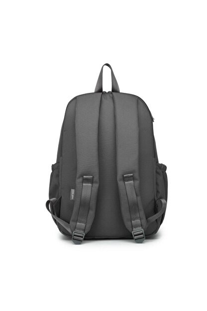 Bagacar Smart Bag 3200 Okul ve Günlük Laptop Bölmeli Sırt Çantası Koyu Gri