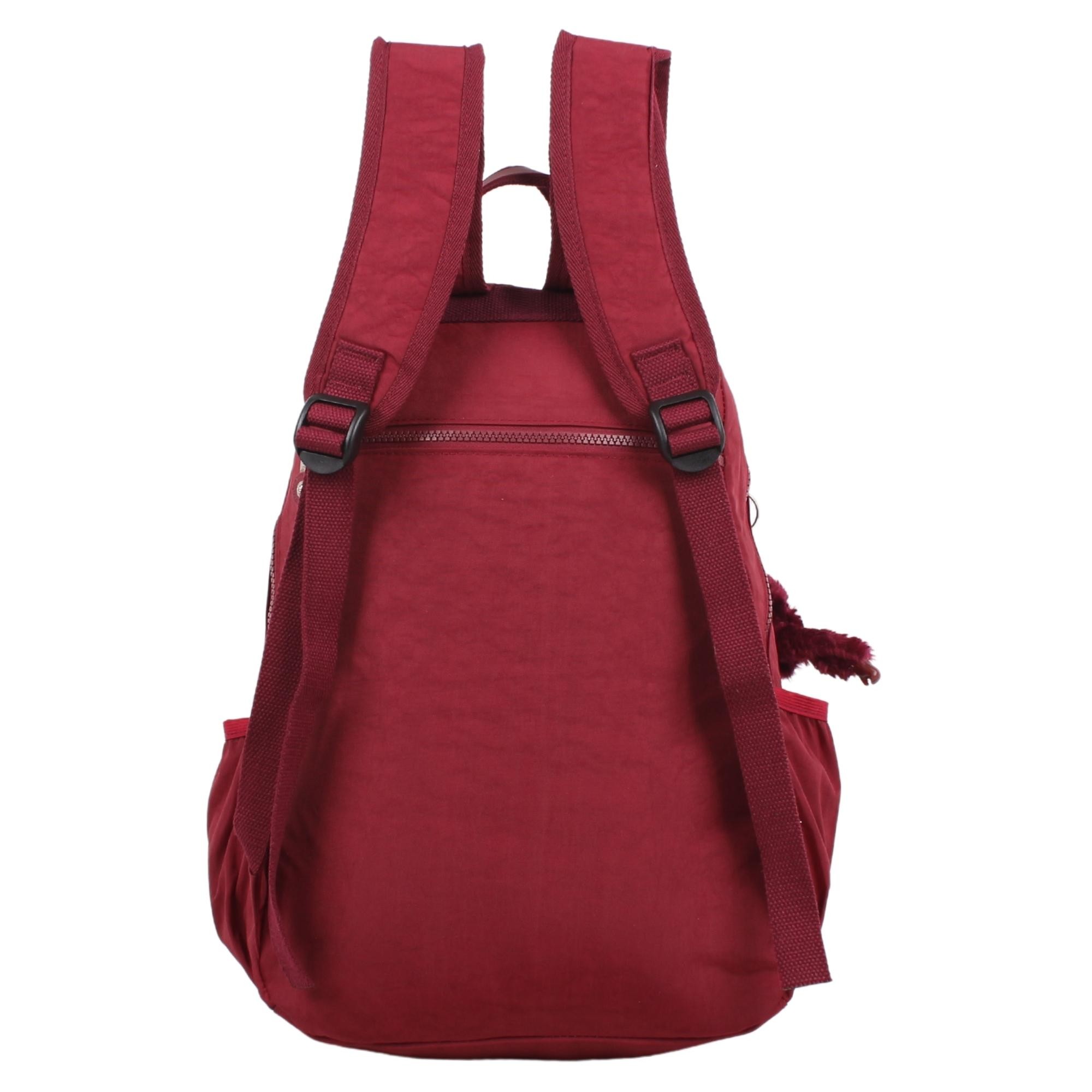 Kenyon Cox 8812 Bordo Unisex Klinkır Kumaş Sırt Çantası