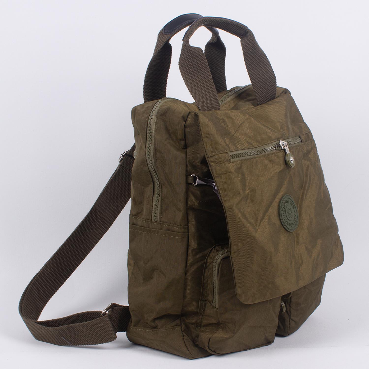 Kenyon Cox 8839 Klinkır Kumaş Hafif Sırt Çantası Haki