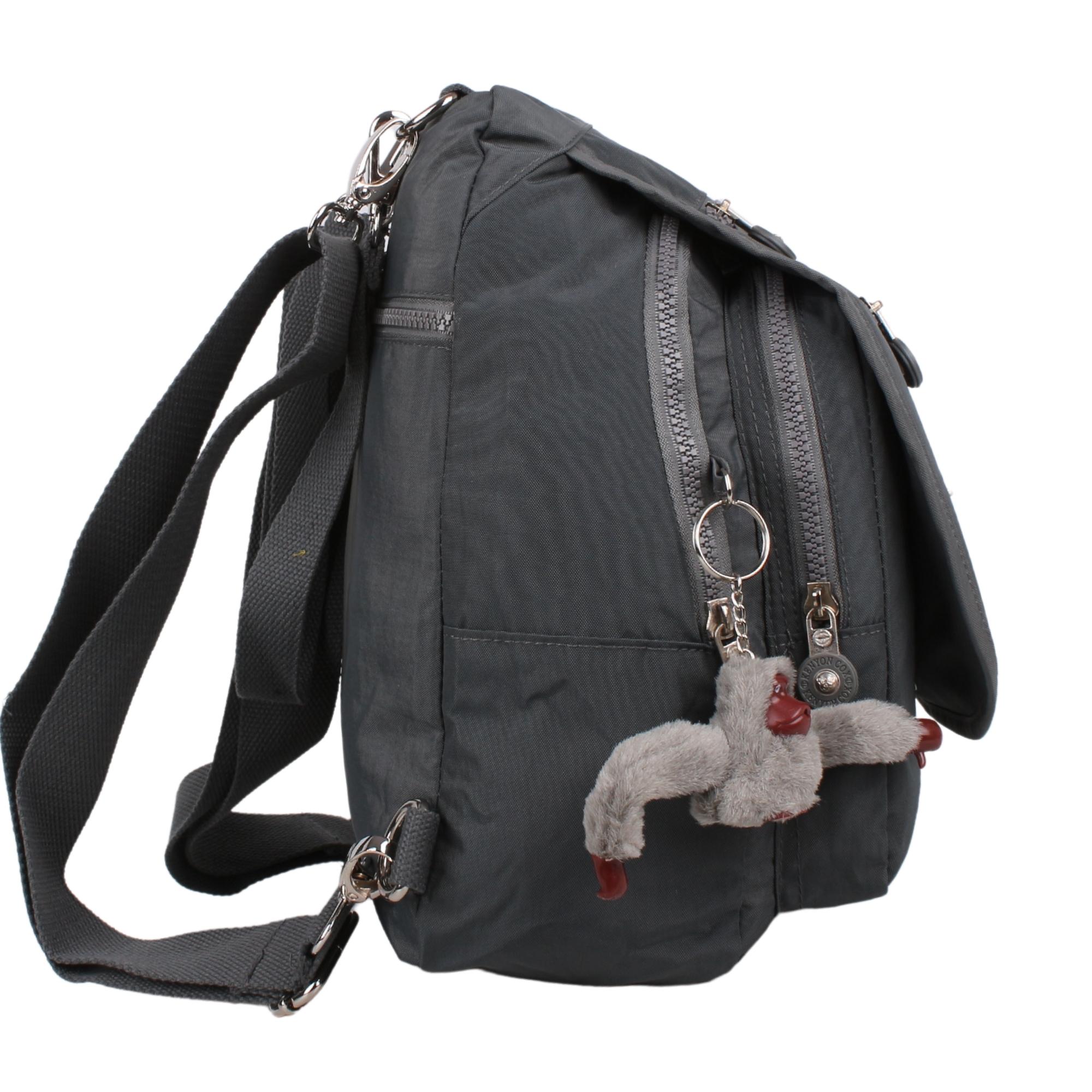Kenyon Cox 8601 Gri Unisex Klınkır Maymunlu Günlük Kol ve Sırt Çantası