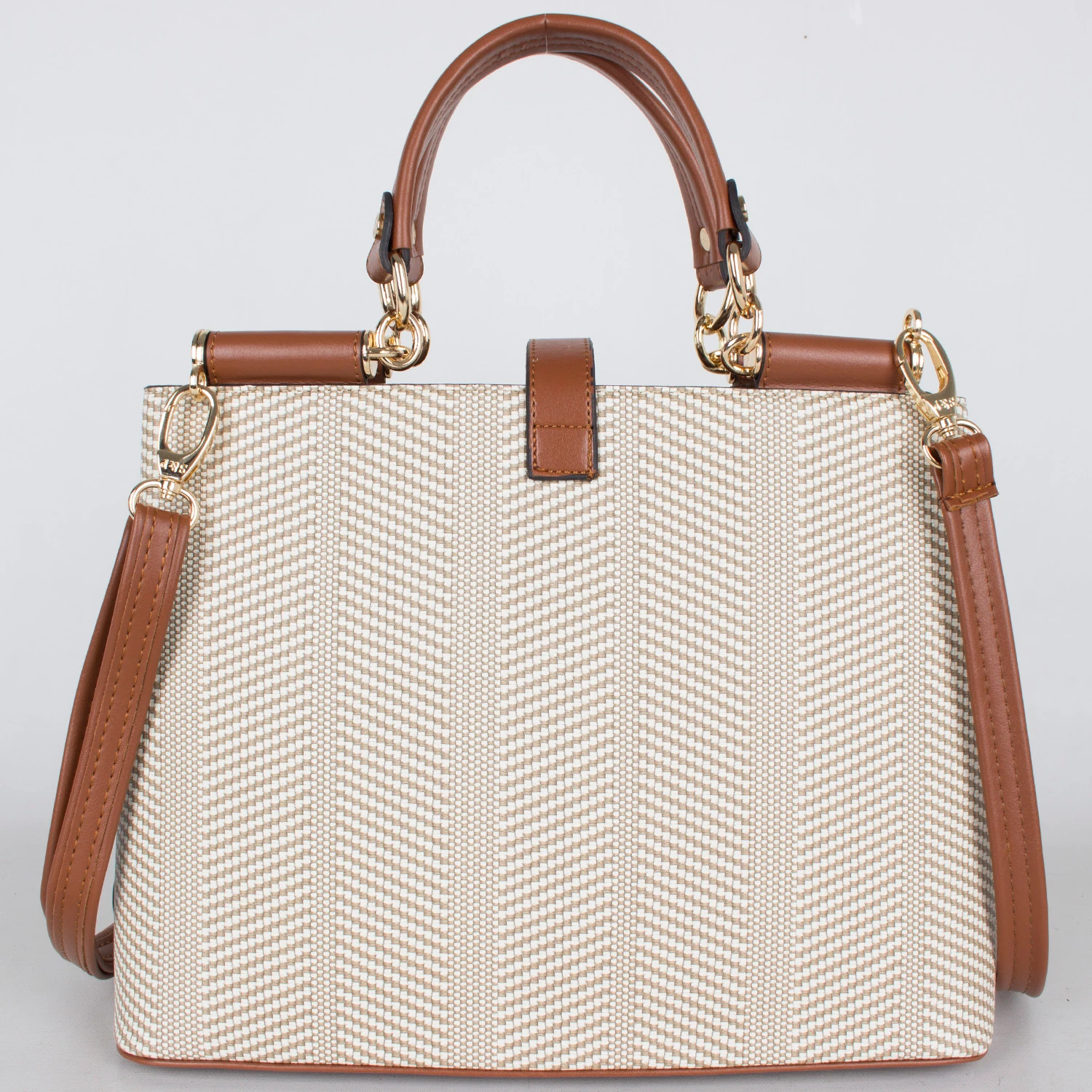 Bagacar 875 Bej 1 Gözlü Bayan El ve Çapraz Omuz Çantası