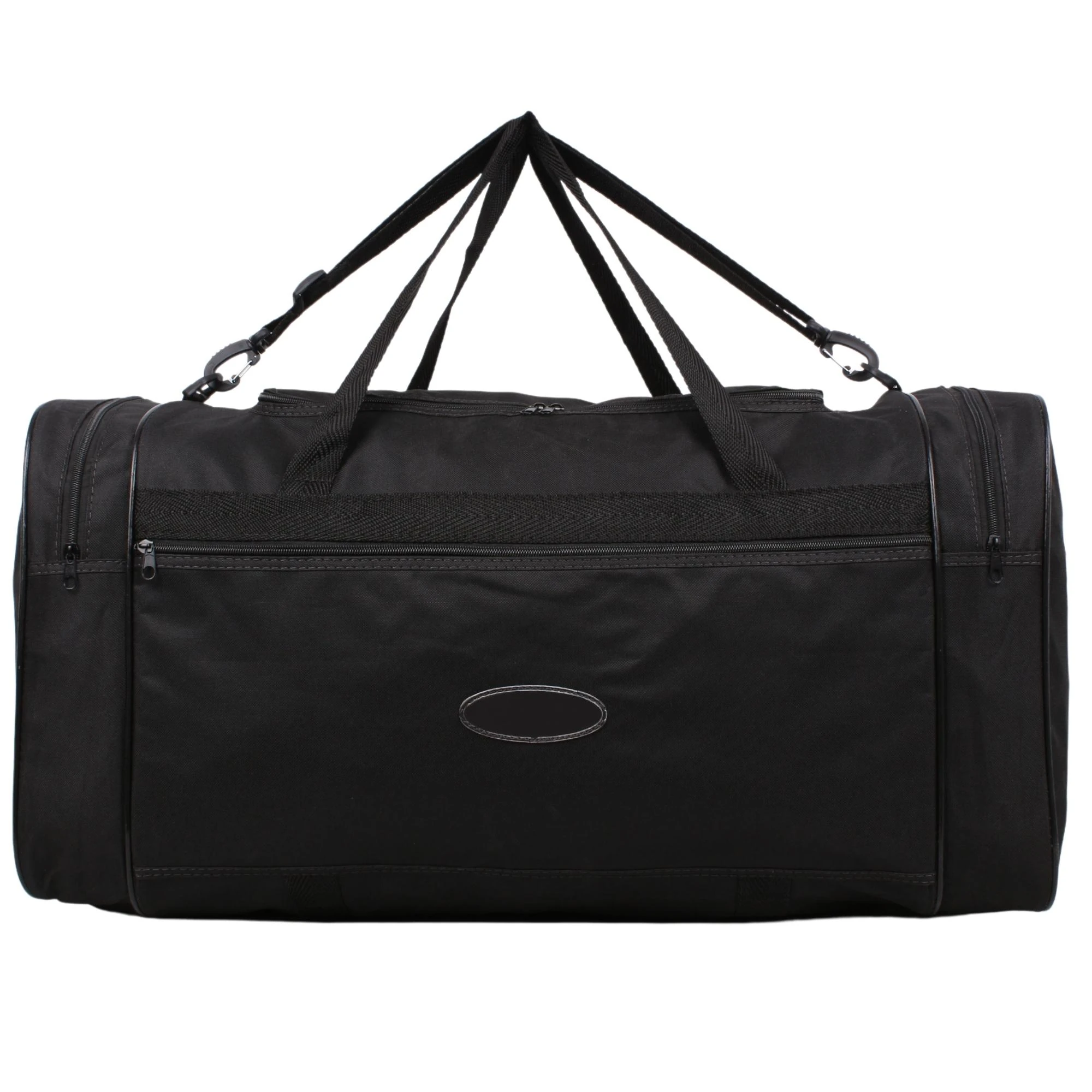 Bagacar Büyük Boy Siyah Omuz Askılı Spor ve Seyahat Çantası