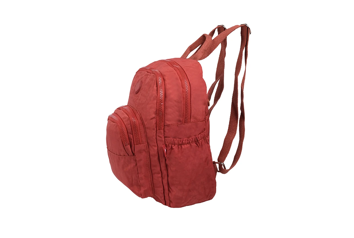 Bagacar Kaliteli Klınkır Hafif Su Geçirmez Kumaş Sırt Çantası Kiremit