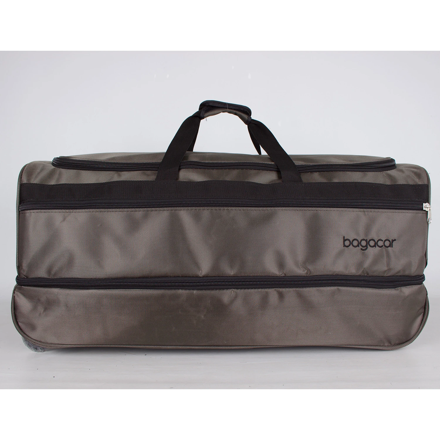 Bagacar Tekerlekli Körüklü Battal Boy Seyahat Valizi Gri