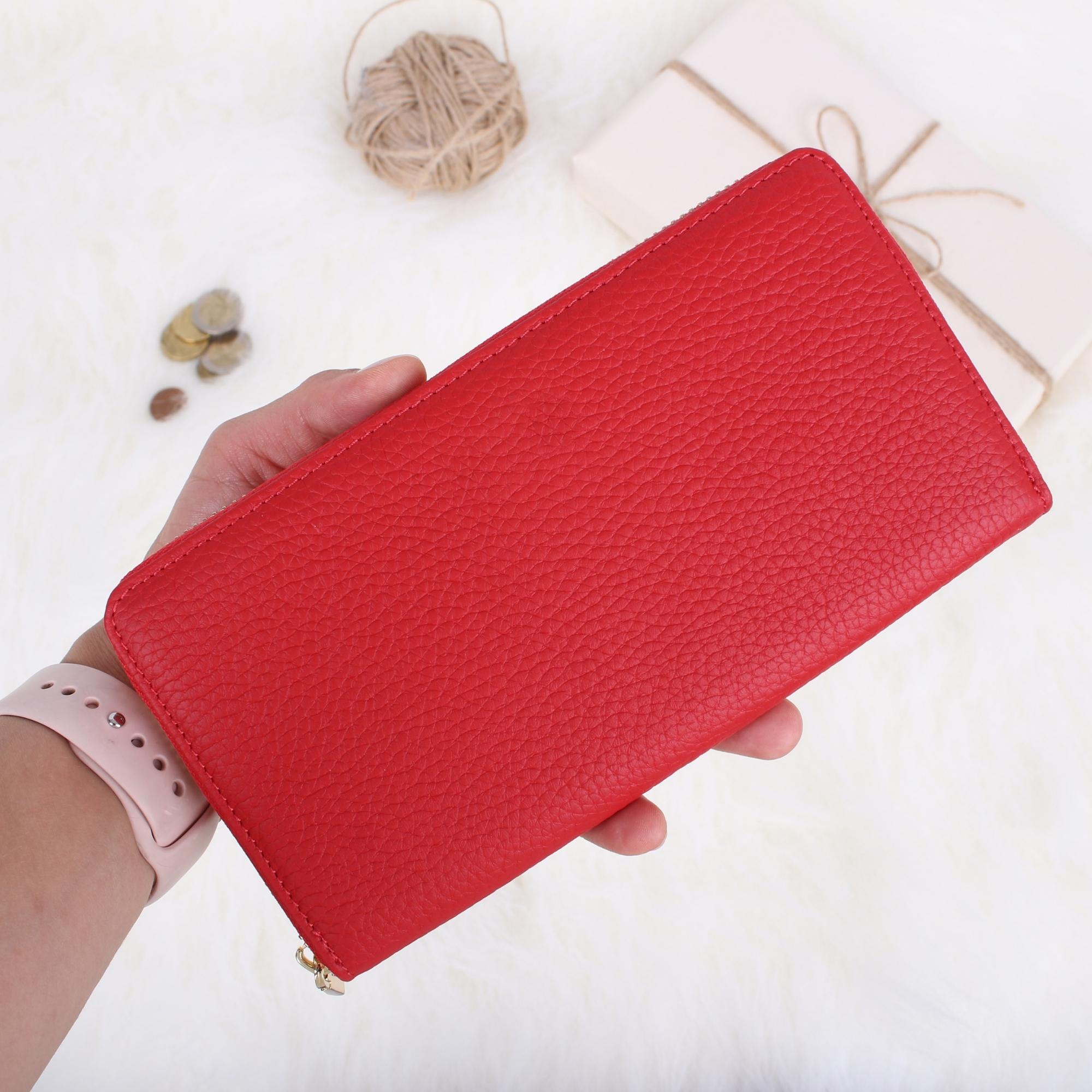 Legend Leather 2700 Kırmızı Bayan Hakiki Deri Cüzdanı